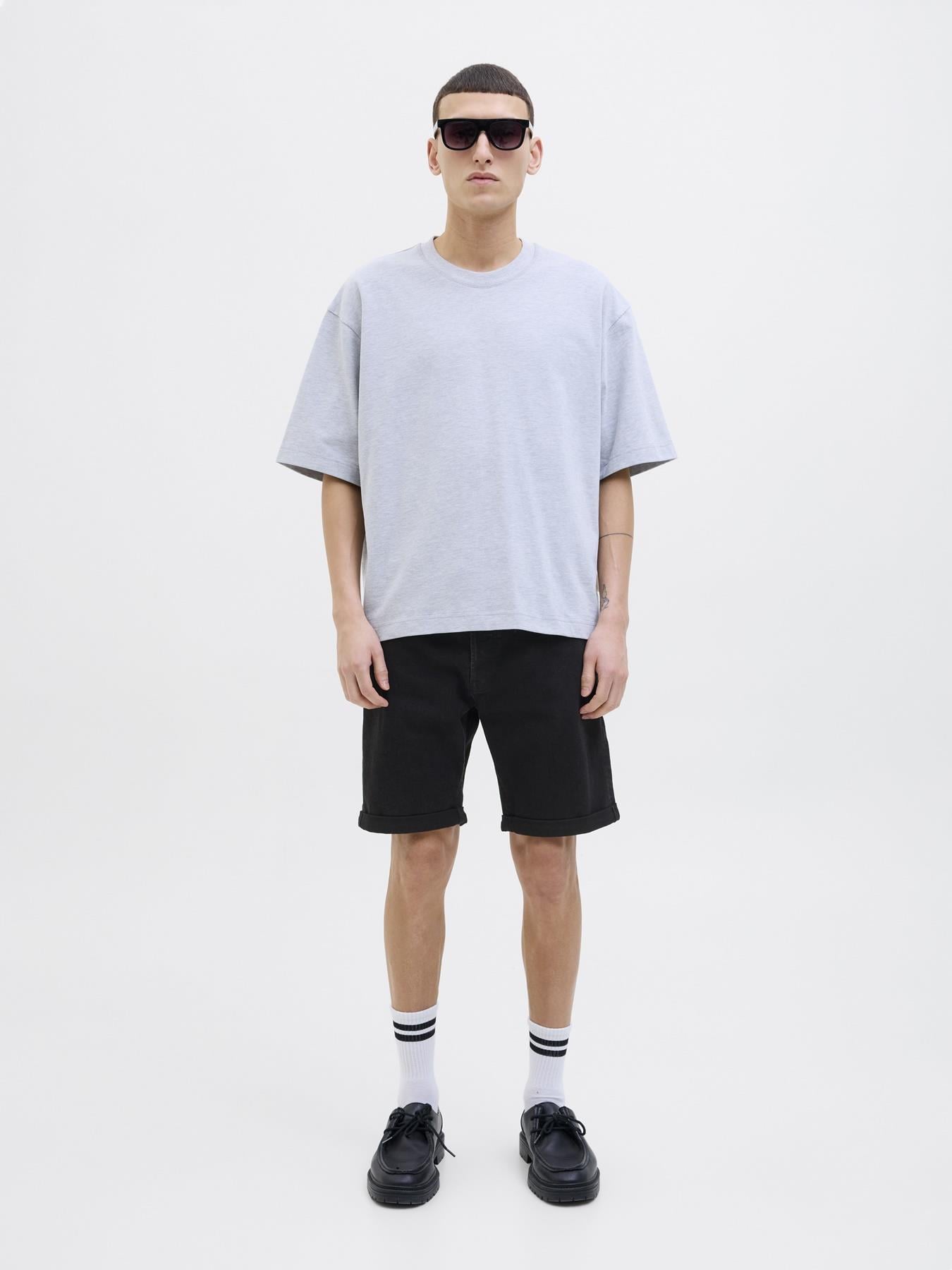 Jack & Jones Erkek Regular Fit Kot Şort - JJORiginal Rick Model 