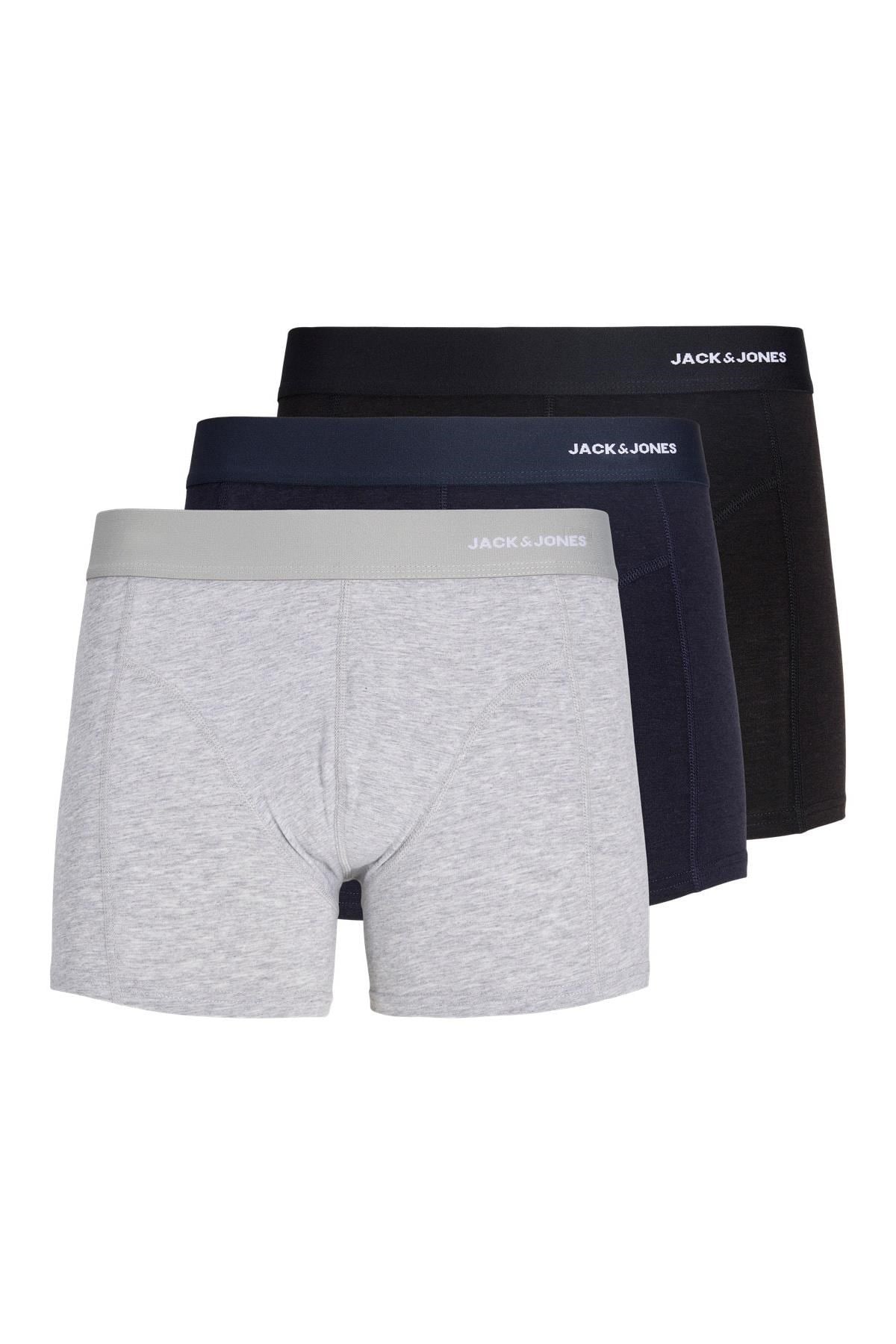 Jack & Jones JACGABRIEL Bambu Kumaş 3’lü Erkek Boxer Seti 