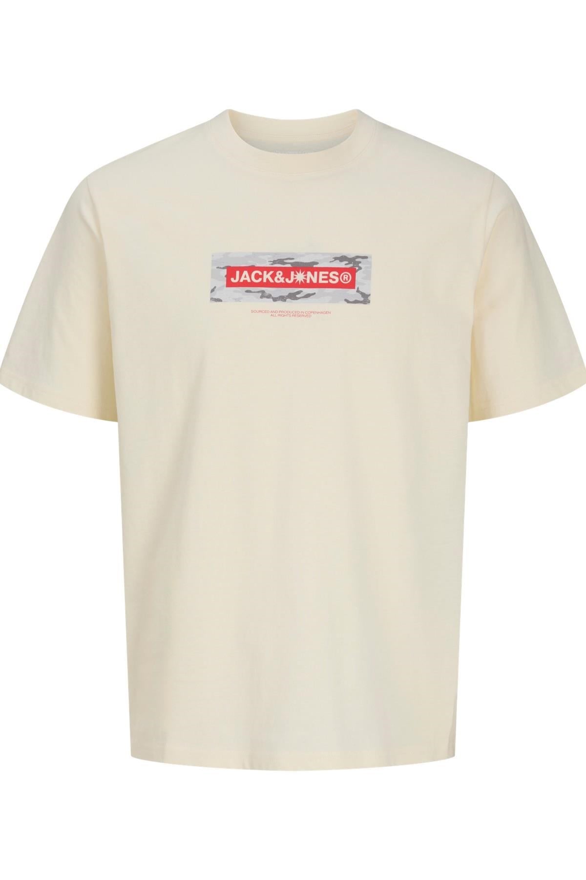 Jack & Jones JCOBREEZE Erkek Tişört Kısa Kollu Rahat Günlük 