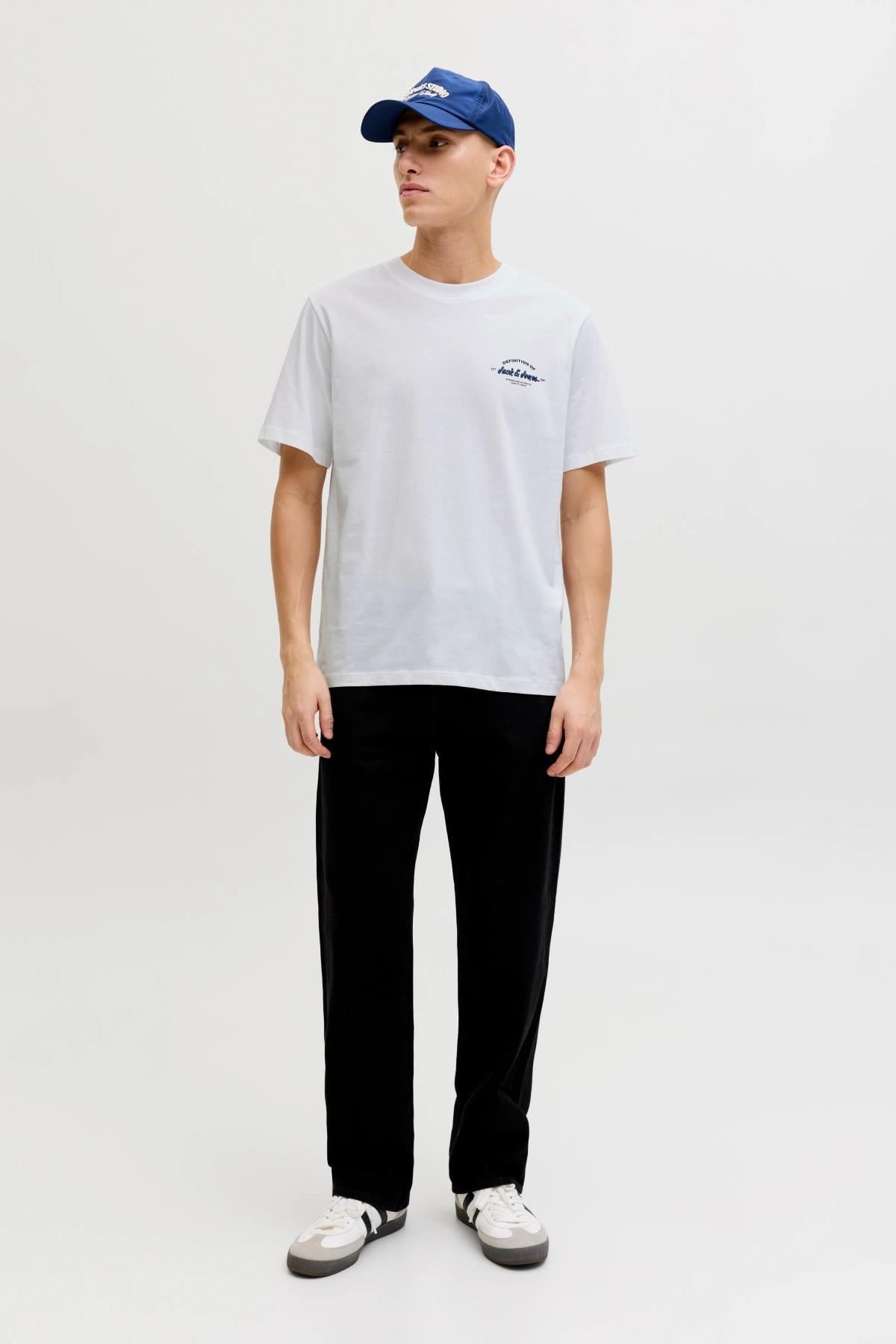 Jack & Jones JJBRANDON Bisiklet Yaka Kısa Kollu Erkek T-Shirt 
