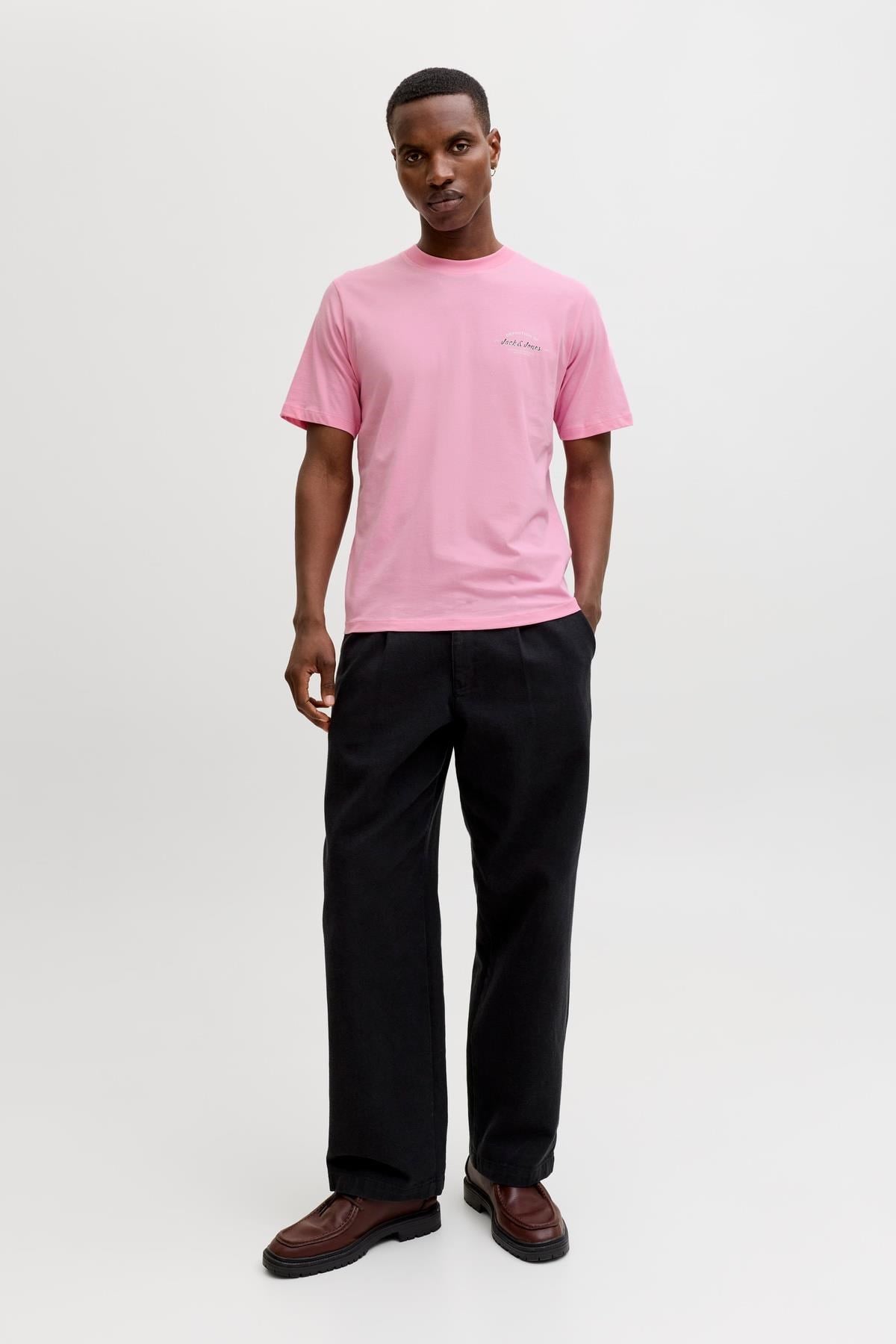 Jack & Jones JJBRANDON Bisiklet Yaka Kısa Kollu Erkek T-Shirt 