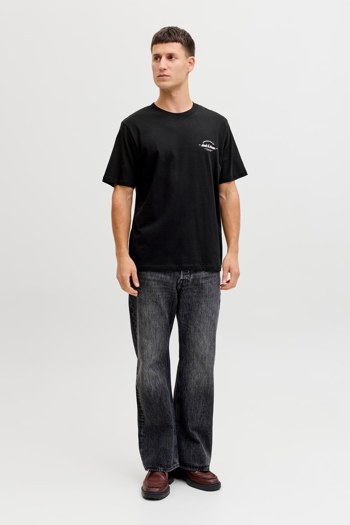 Jack & Jones JJBRANDON Bisiklet Yaka Kısa Kollu Erkek T-Shirt 