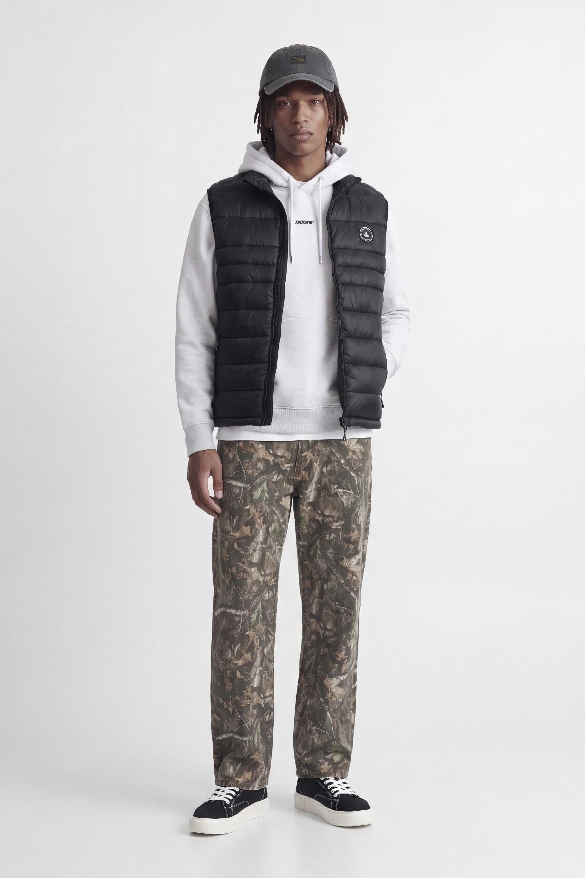 Jack & Jones JJEKINGSLEY Erkek Hafif Şişme Yelek Dik Yaka Günlük Rahat 