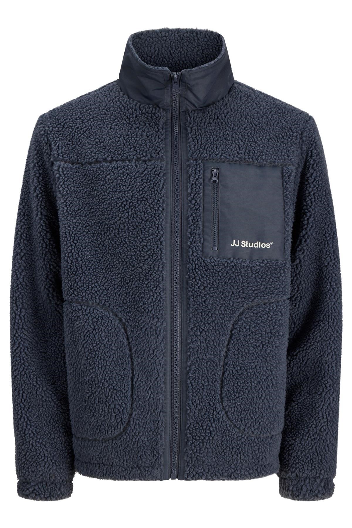 Jack & Jones JJESOHO Erkek Teddy Peluş Ceket Günlük Rahat 