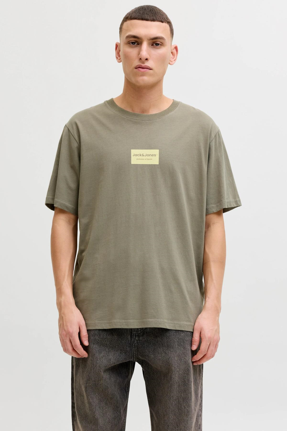 Jack & Jones JJFRANK Erkek Tişört Bisiklet Yaka Kısa Kollu 