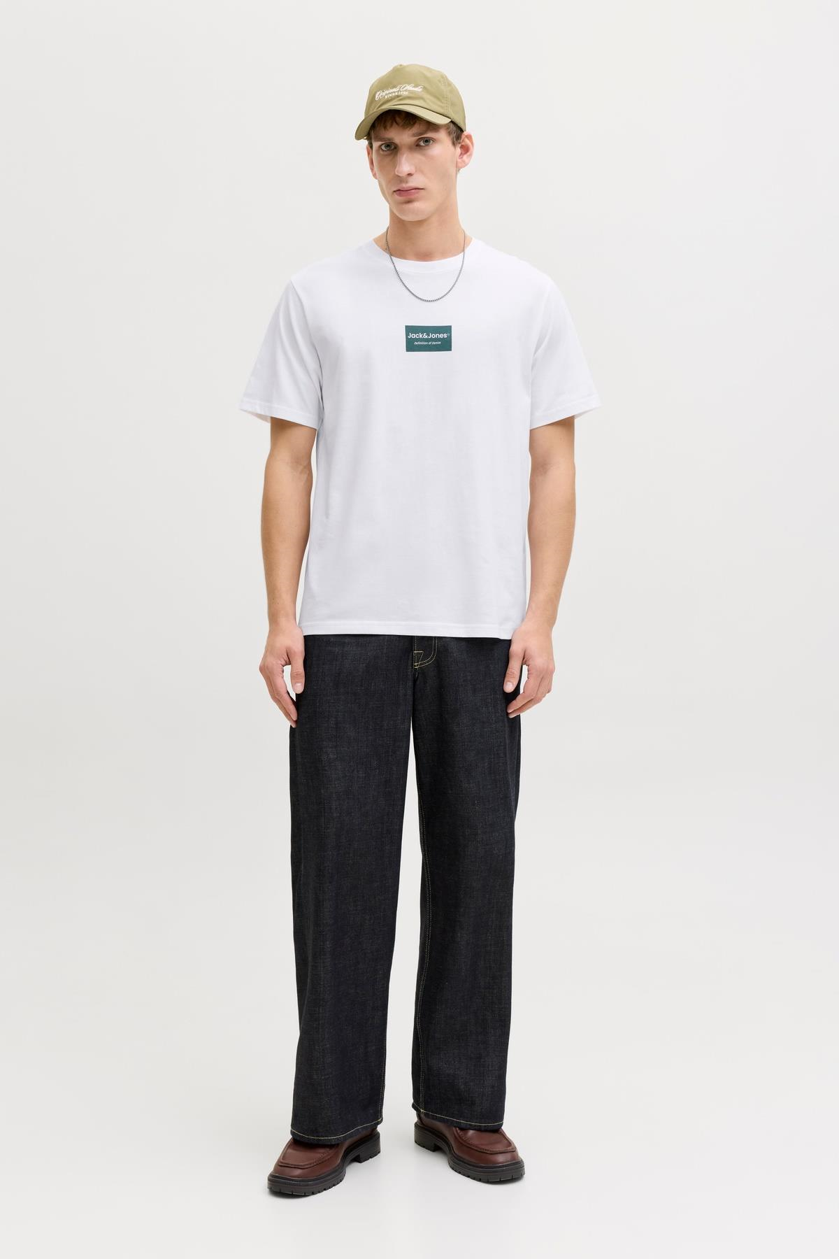 Jack & Jones JJFRANK Erkek Tişört Bisiklet Yaka Kısa Kollu 