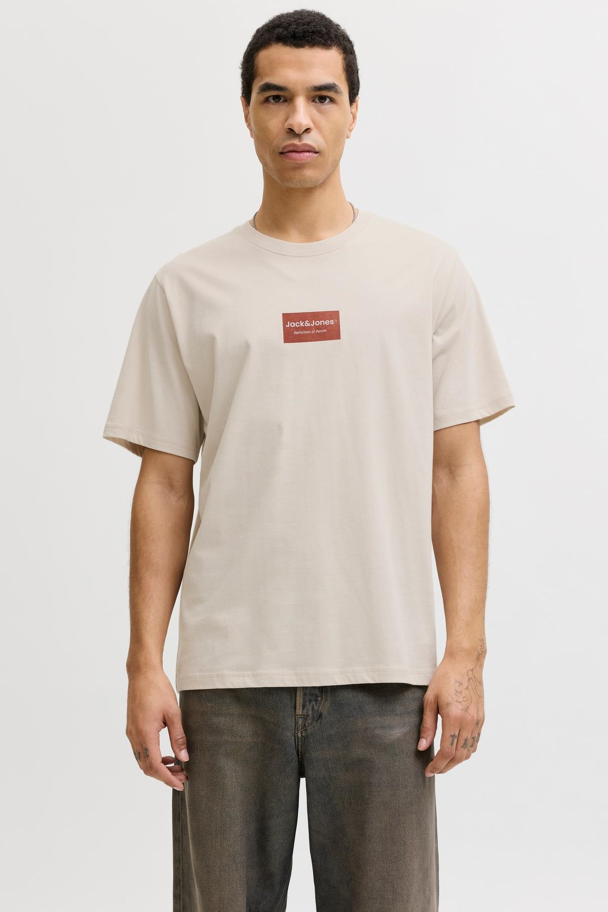 Jack & Jones JJFRANK Erkek Tişört Bisiklet Yaka Kısa Kollu 