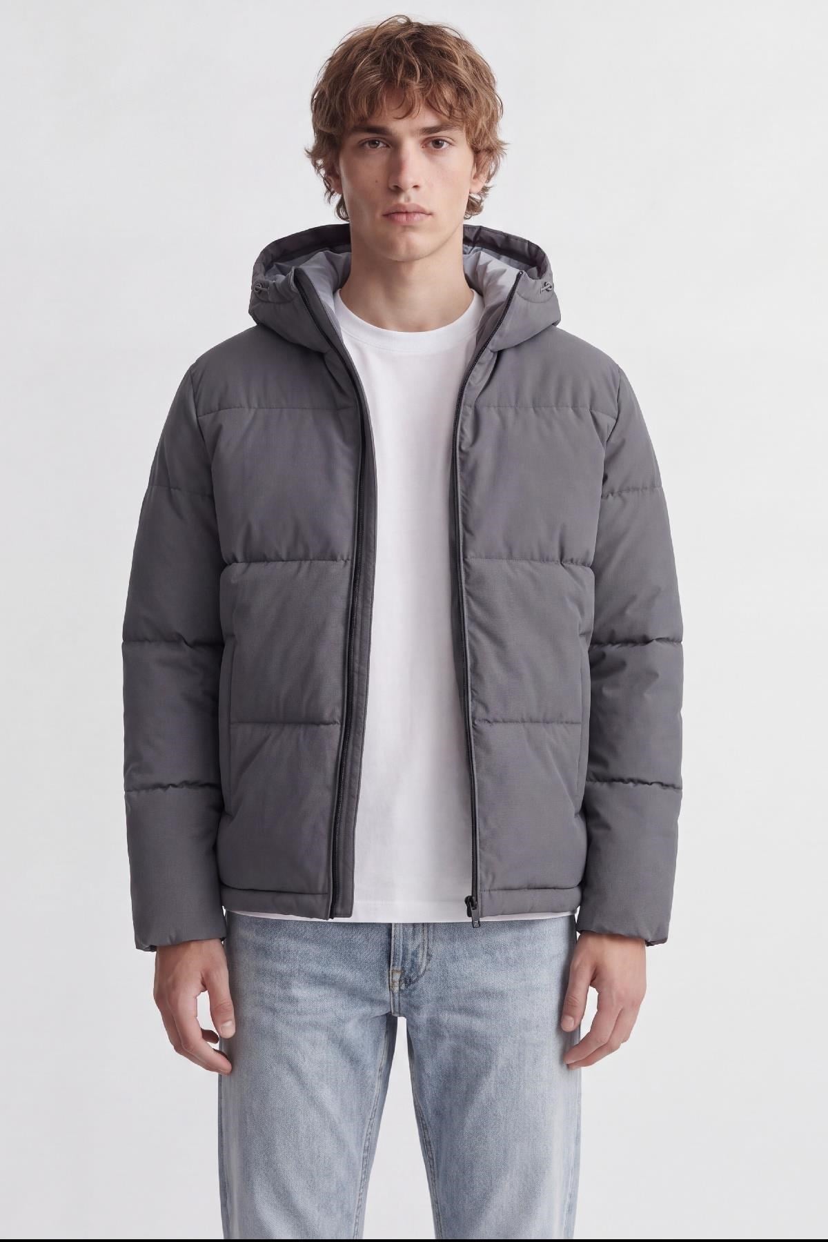 Jack & Jones JJGALAXY Erkek Şişme Mont Puffer Ceket Günlük Rahat 