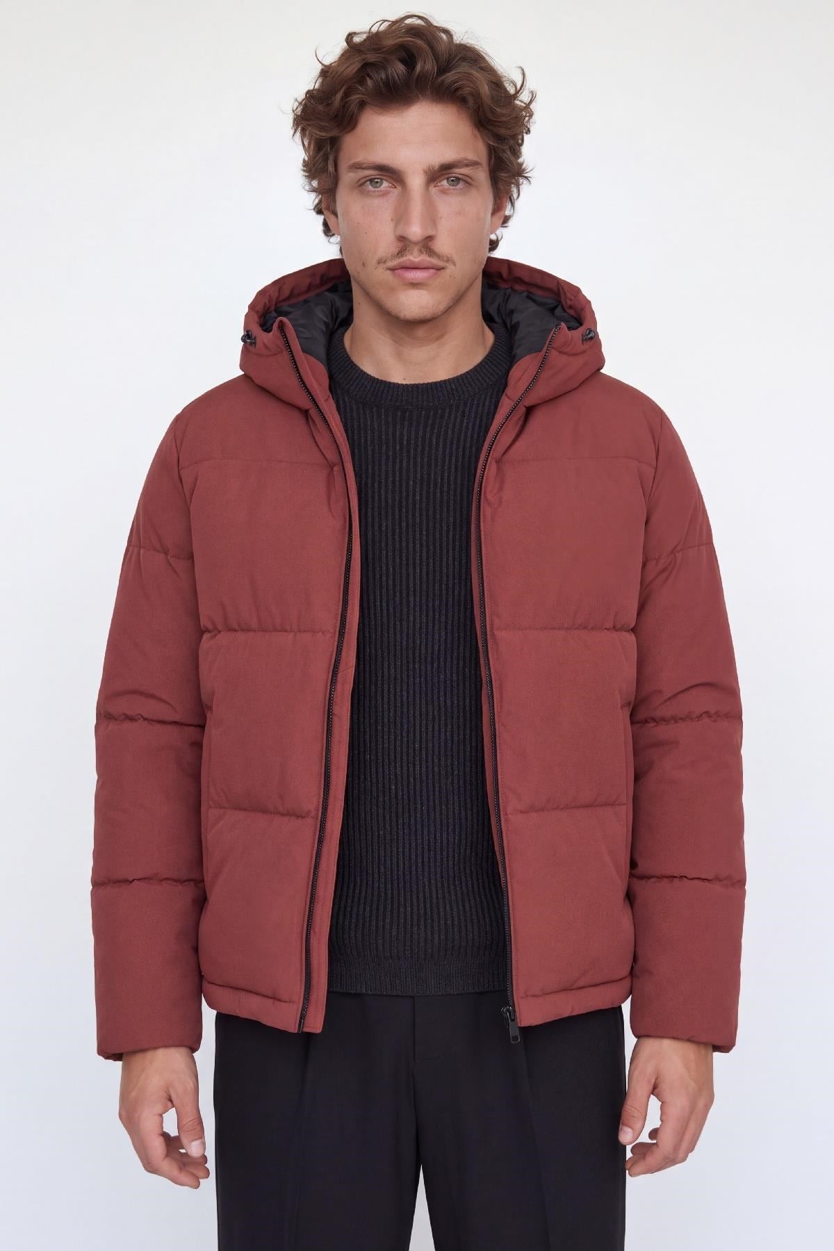 Jack & Jones JJGALAXY Erkek Şişme Mont Puffer Ceket Günlük Rahat 