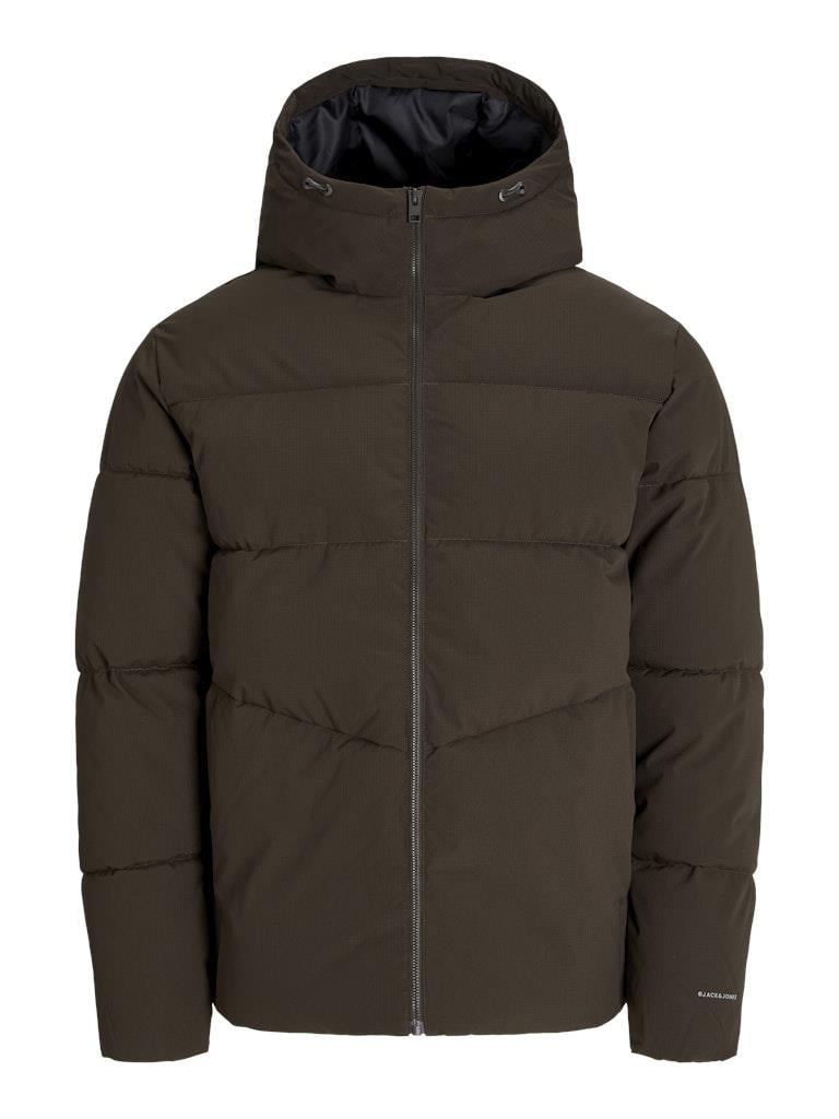 Jack & Jones JJGLOBAL Puffer Jacket | Kapüşonlu Kışlık Erkek Mont 