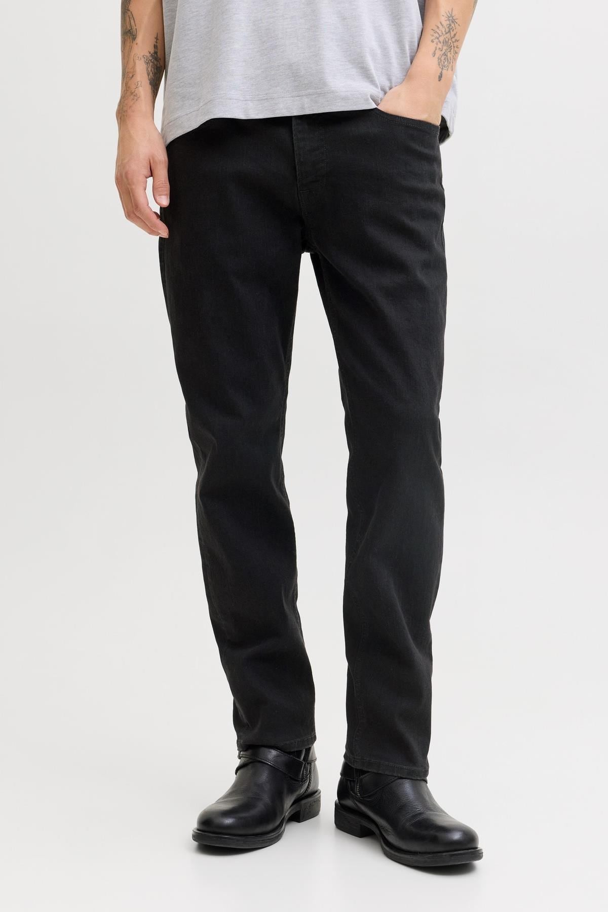 Jack & Jones JJICLARK JJBASIC Erkek Jean Pantolon Regular Fit Günlük Rahat 356 