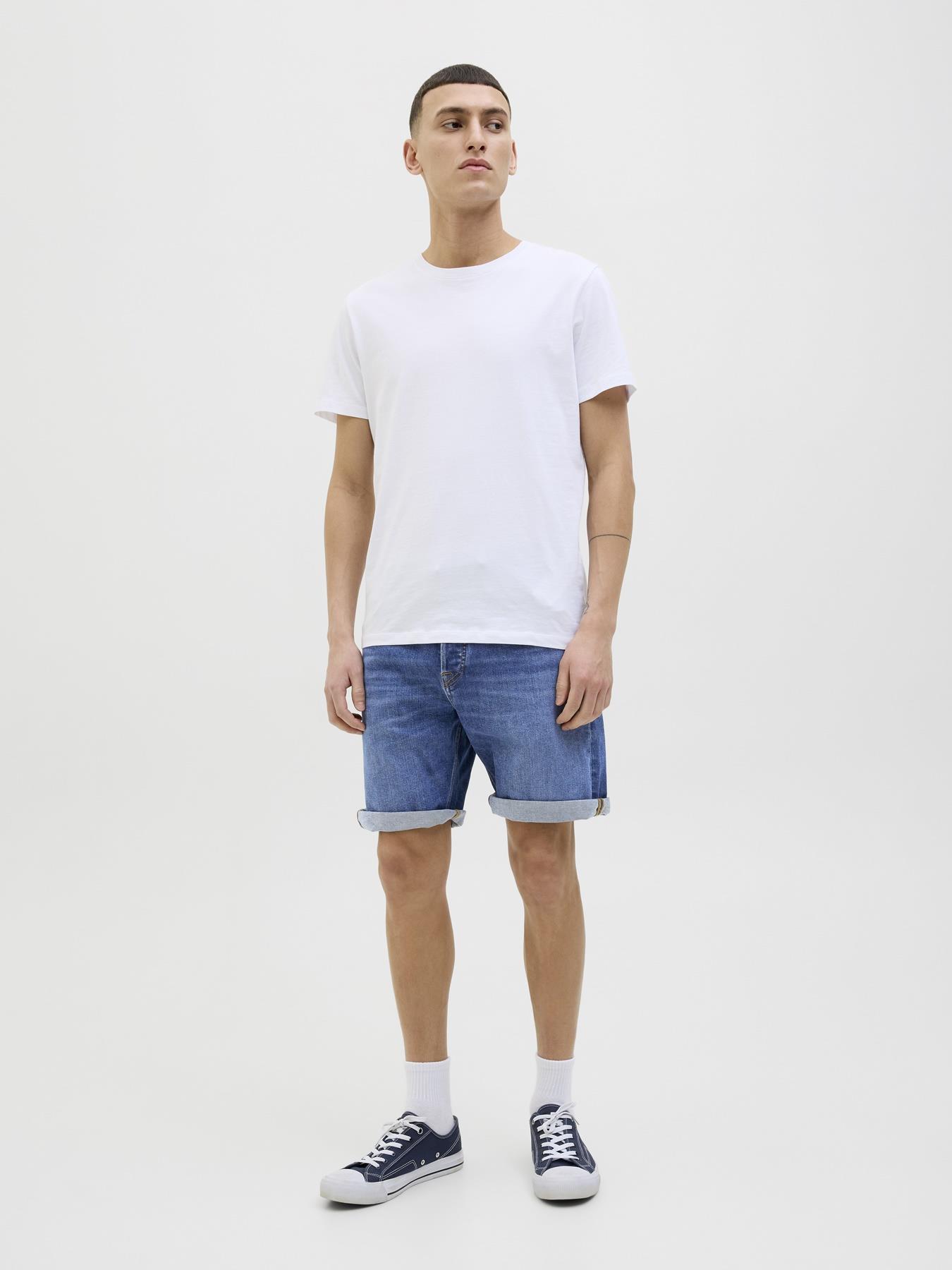 Jack & Jones JJIRICK JJIORIGINAL Erkek Denim Şort - Esnek ve Rahat Kalıp 