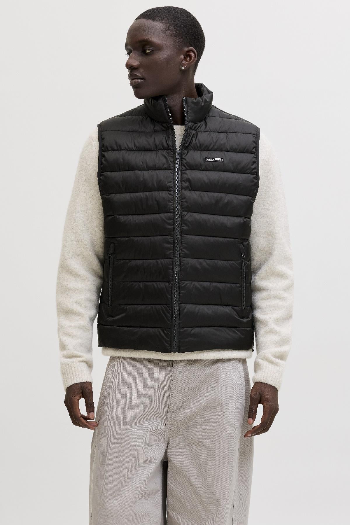 Jack & Jones JJLOUIS Hafif Erkek Şişme Yelek Dik Yaka 