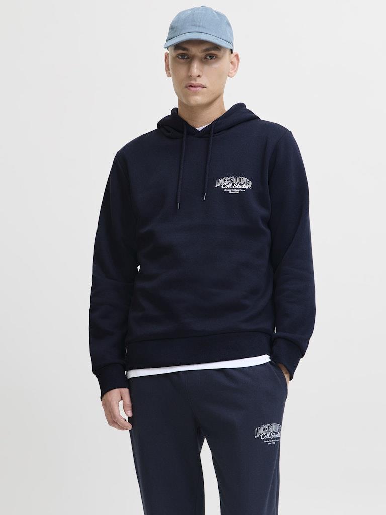 Jack & Jones JJMAKOTO Sweat Hood Erkek Kapüşonlu Sweatshirt - Konforlu ve Modern 