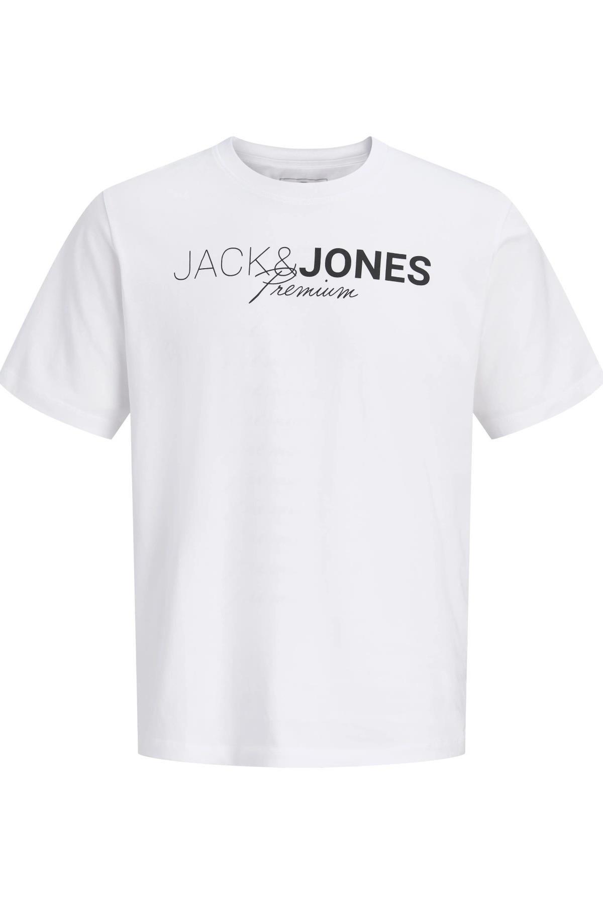 Jack & Jones JPRBLANEO SS Tee Erkek Kısa Kollu Basic T-Shirt Pamuklu 