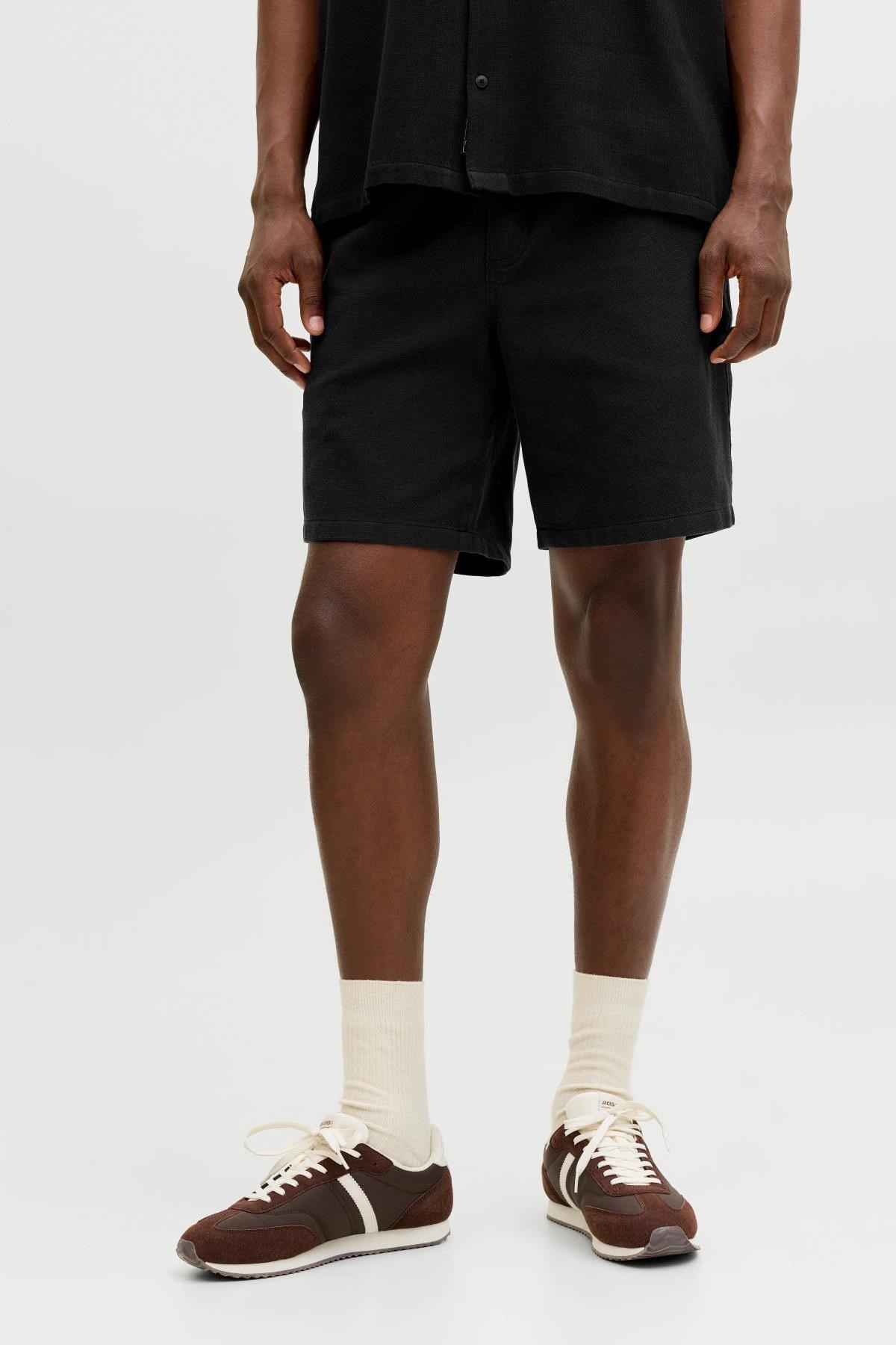 Jack & Jones JPSTJAIDEN Waffle Dokulu Erkek Şort 