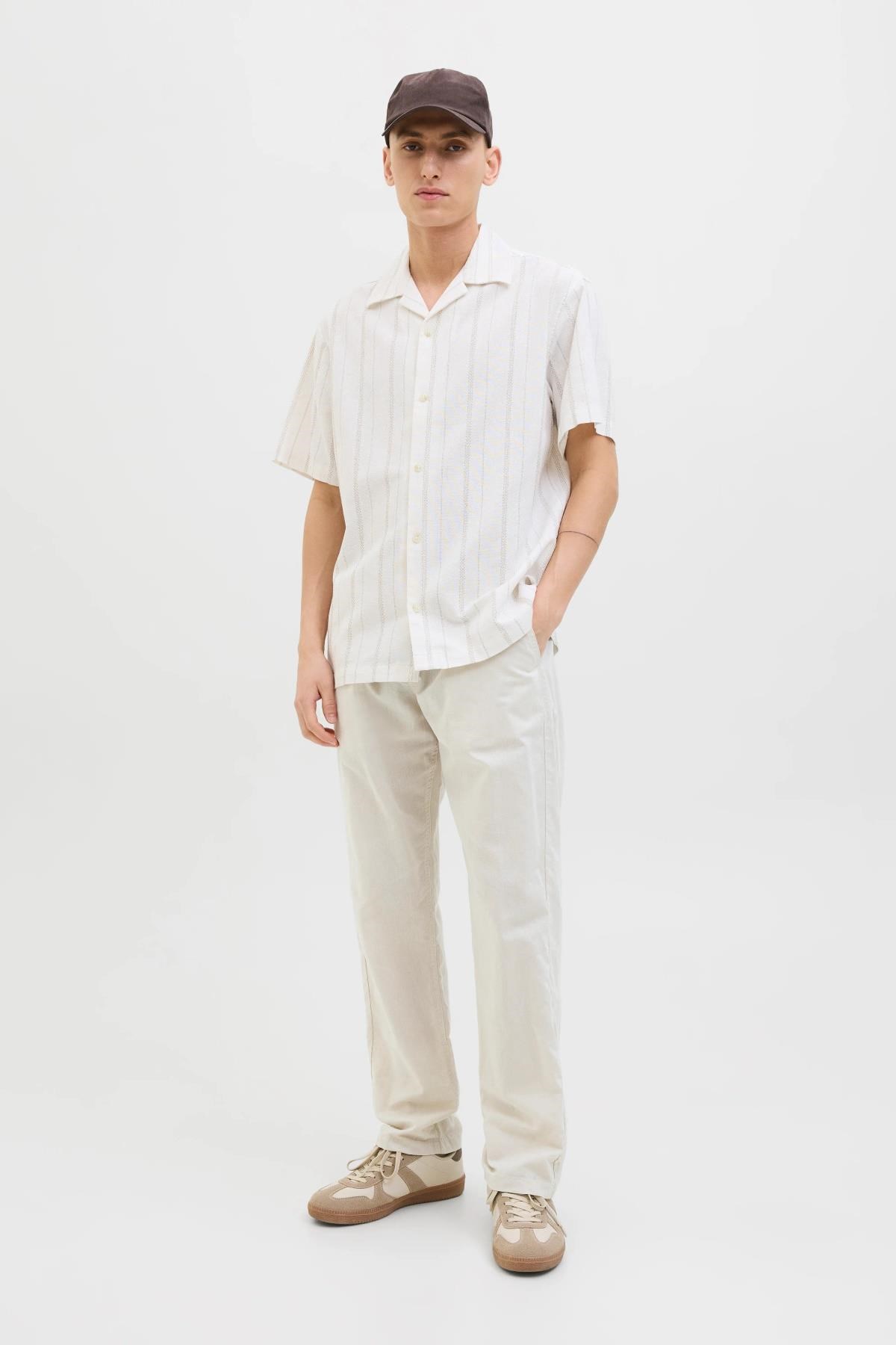 Jack & Jones JPSTKANE Summer Linen Blend Erkek Jogger Keten Karışımlı Yazlık Pantolon 