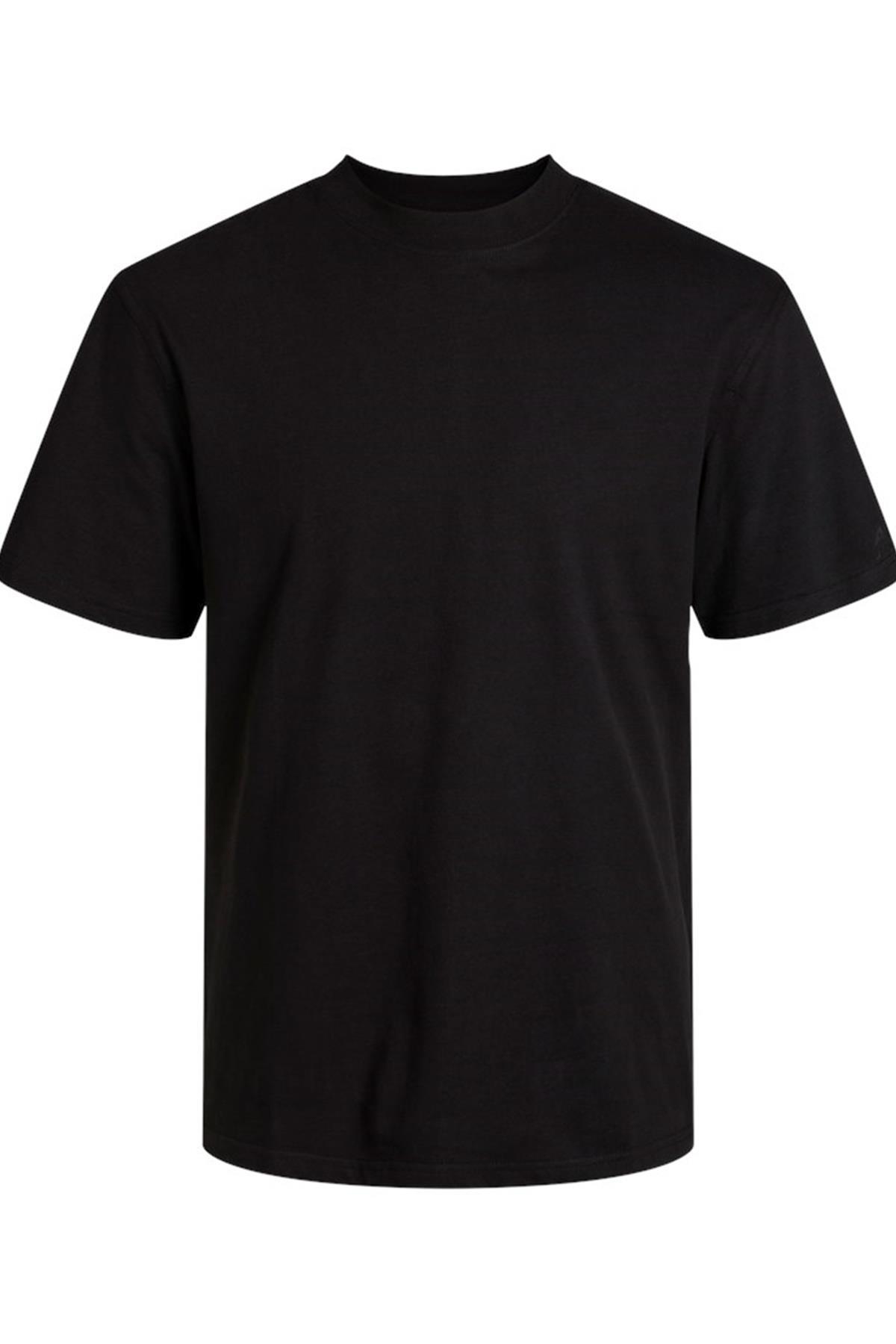 JACK&JONES JCOALTITUDE TEE SS CREW NECK 12252639 SİYAH