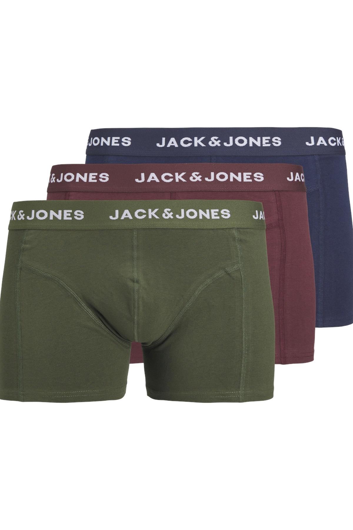 JACTEO SOLID TRUNKS 3 PACK LACİVERT12259080