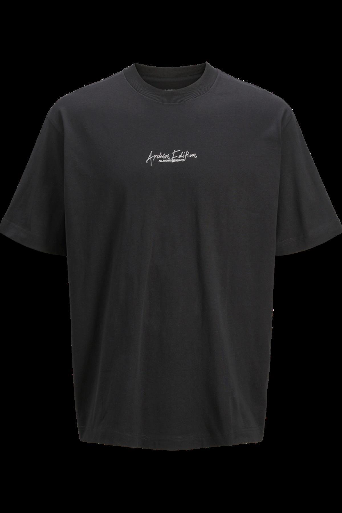 JCOCHROME SILVER PRINT TEE SS CREW NECK SİYAH