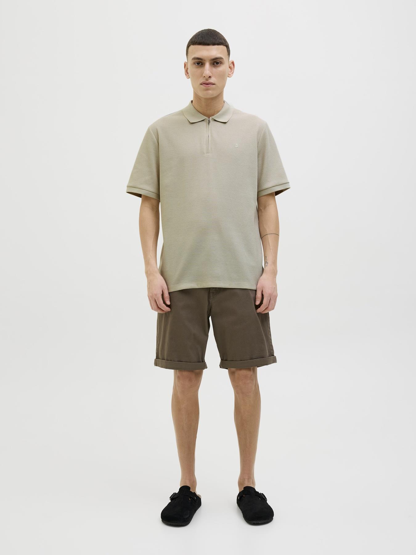 JJEAUSTIN ZIP POLO SS NOOS 