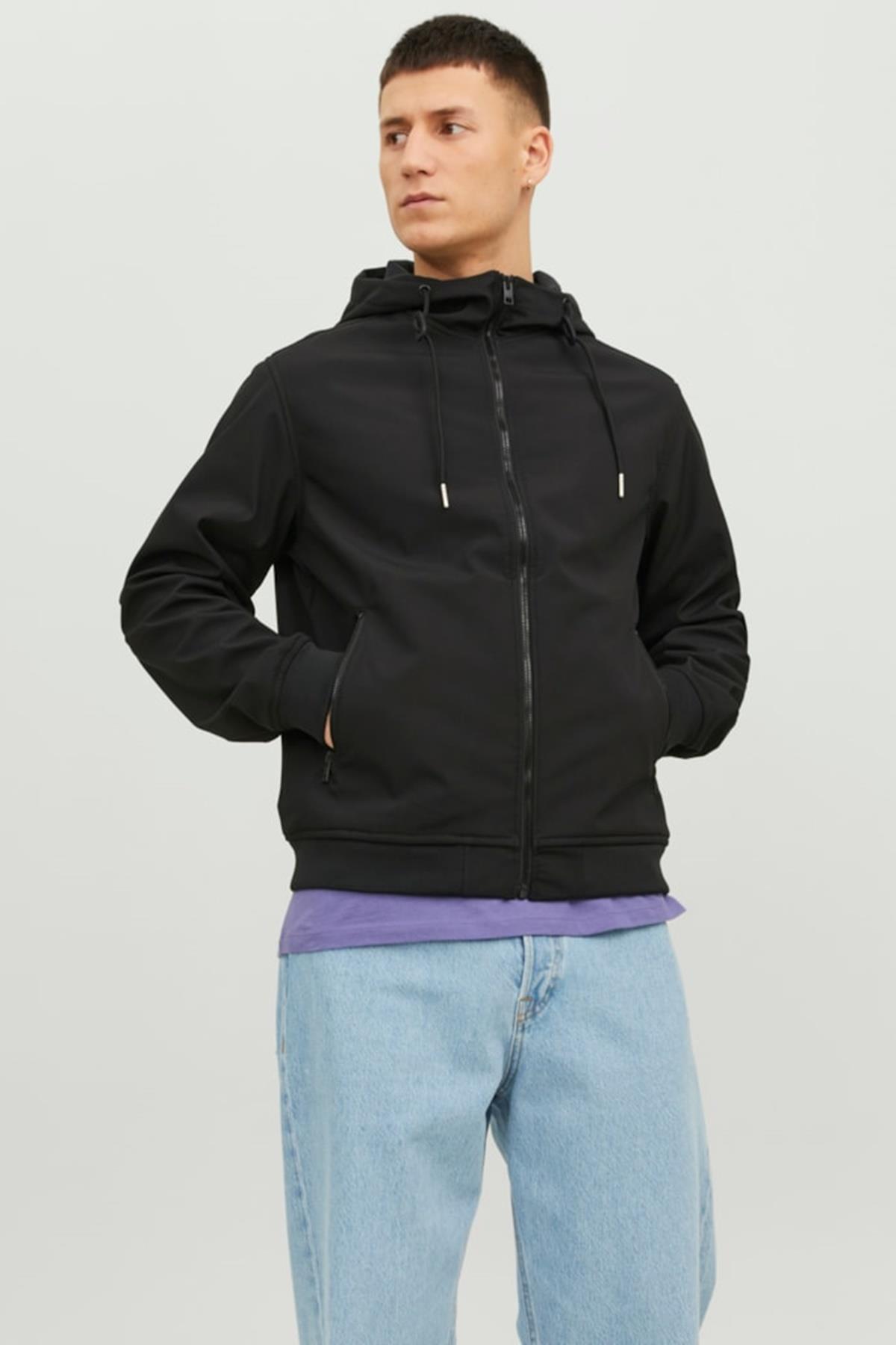 JJEBASIC SOFTSHELL HOOD NOOS 12236300 SİYAH