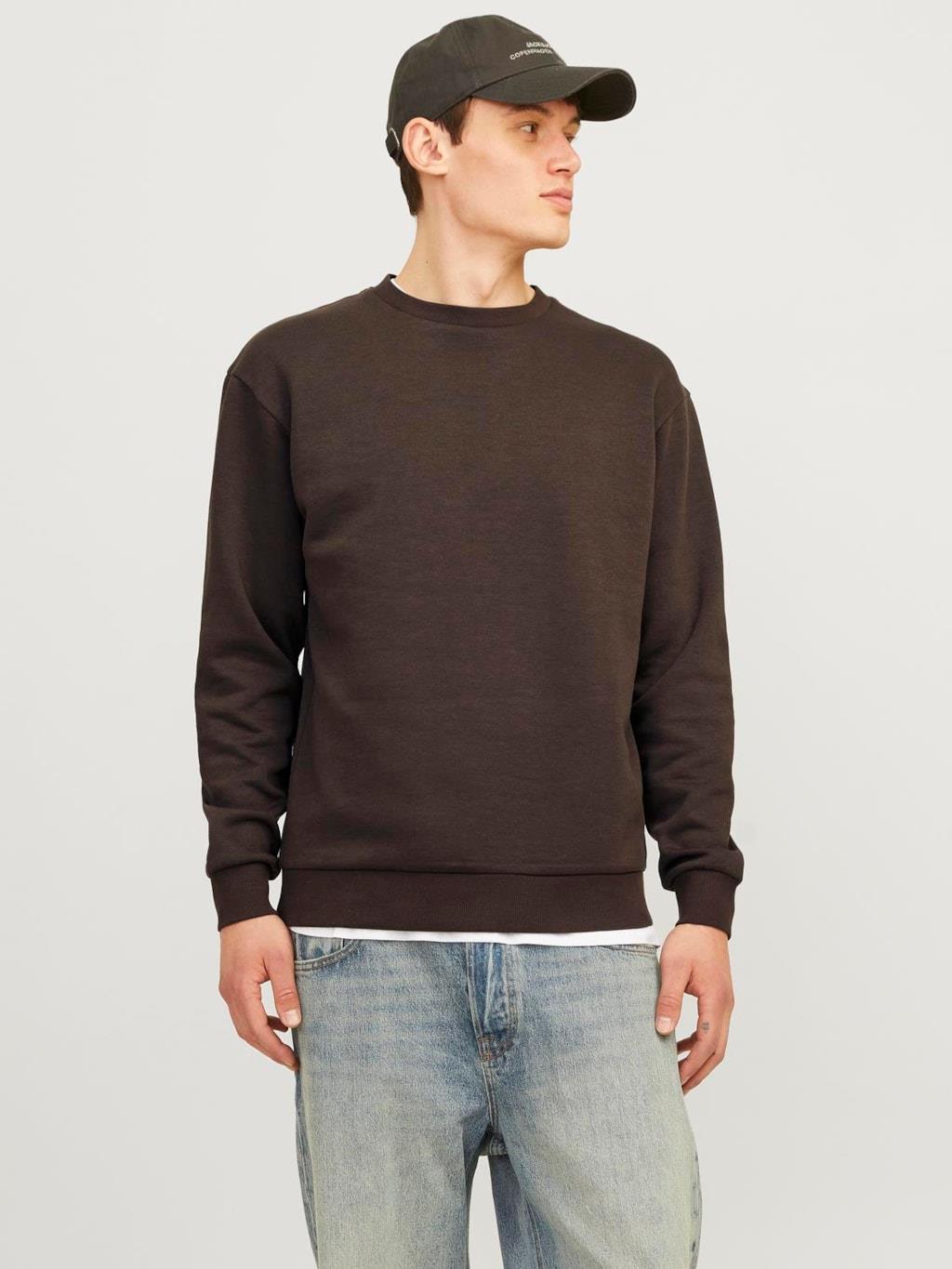 JJEBRADLEY SWEAT CREW NOOS KAHVERENGİ 12249341