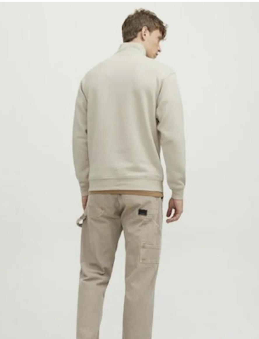 JJEBRADLEY SWEAT HALF ZIP NOOS 