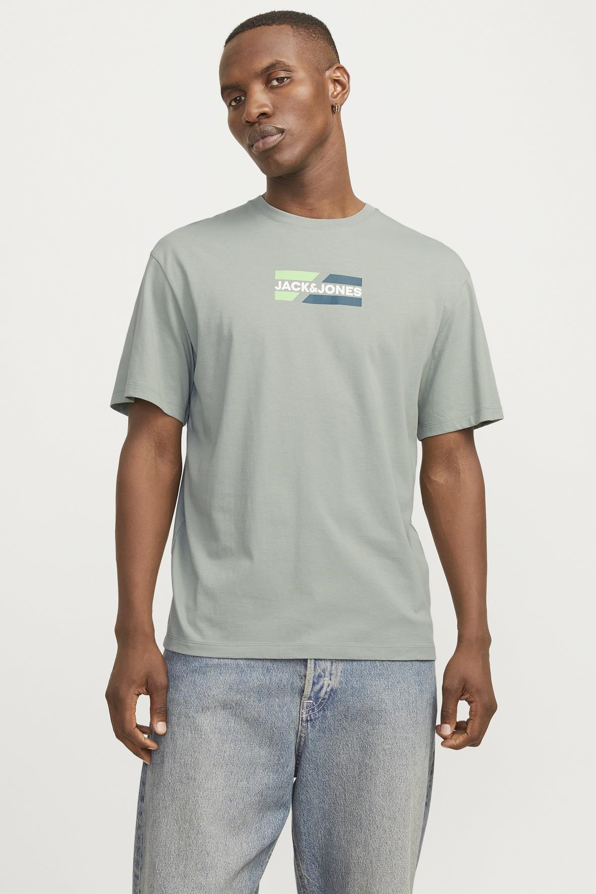 JJECORP GRAPHIC TEE  SS O-NECK NOOS AÇIK YEŞİL