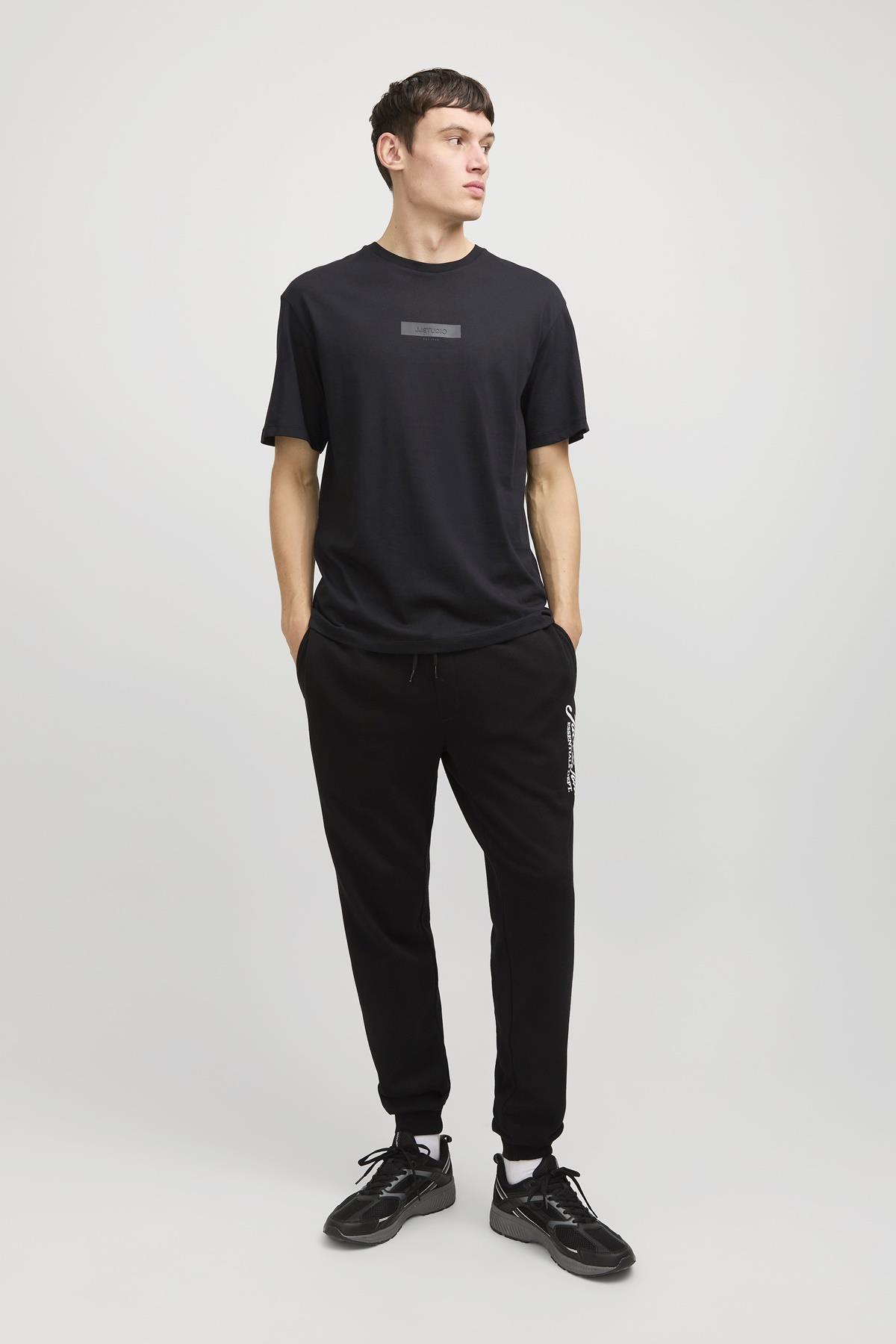 JJTAKA TEE SS CREW NECK SİYAH
