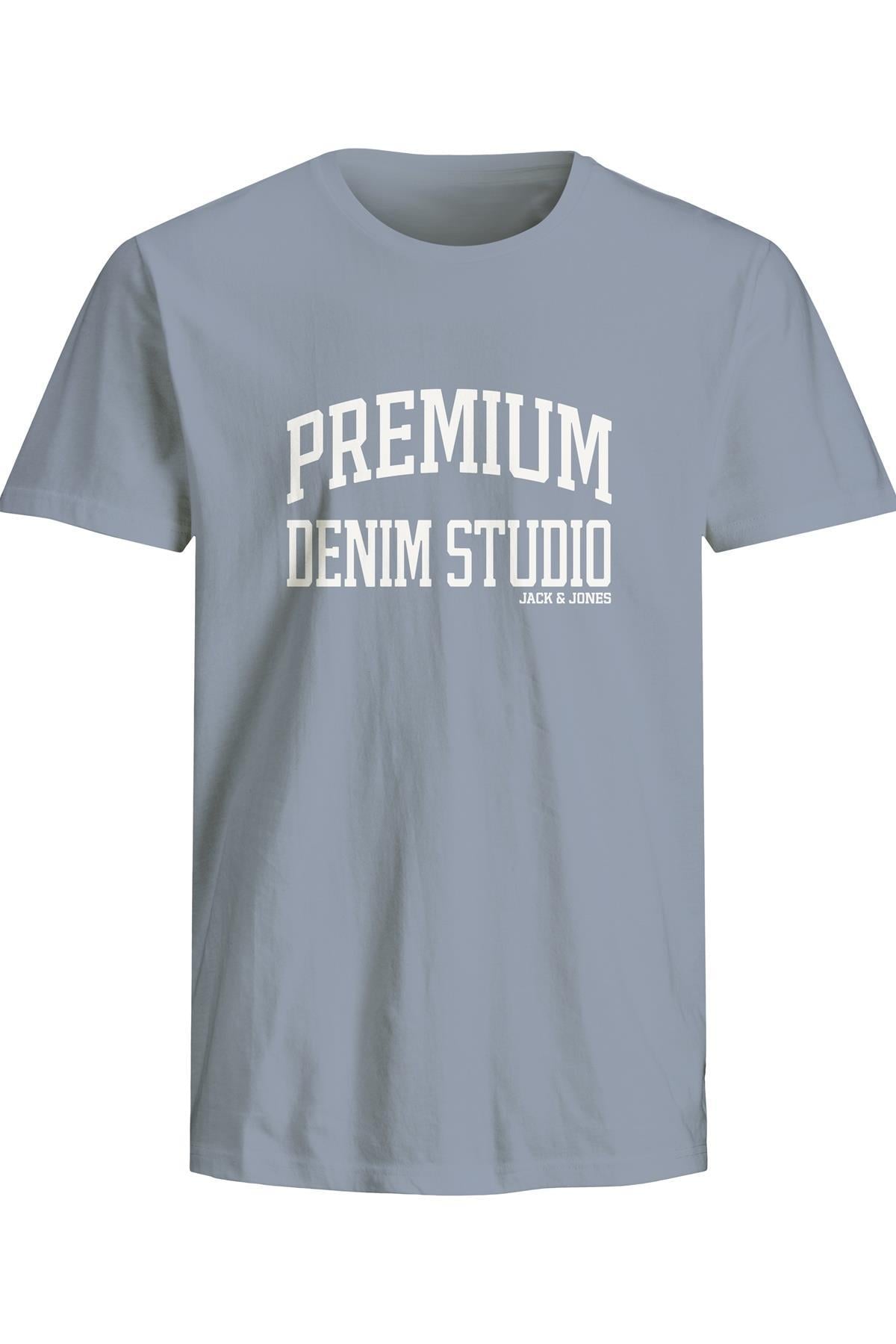 JPRBLUTIMMY SS TEE CREW NECK FST MAVİ