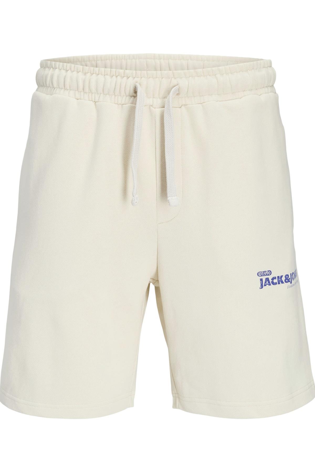 JPSTGORDON CHARGE PRINT SWEAT SHORTS MID BEJ