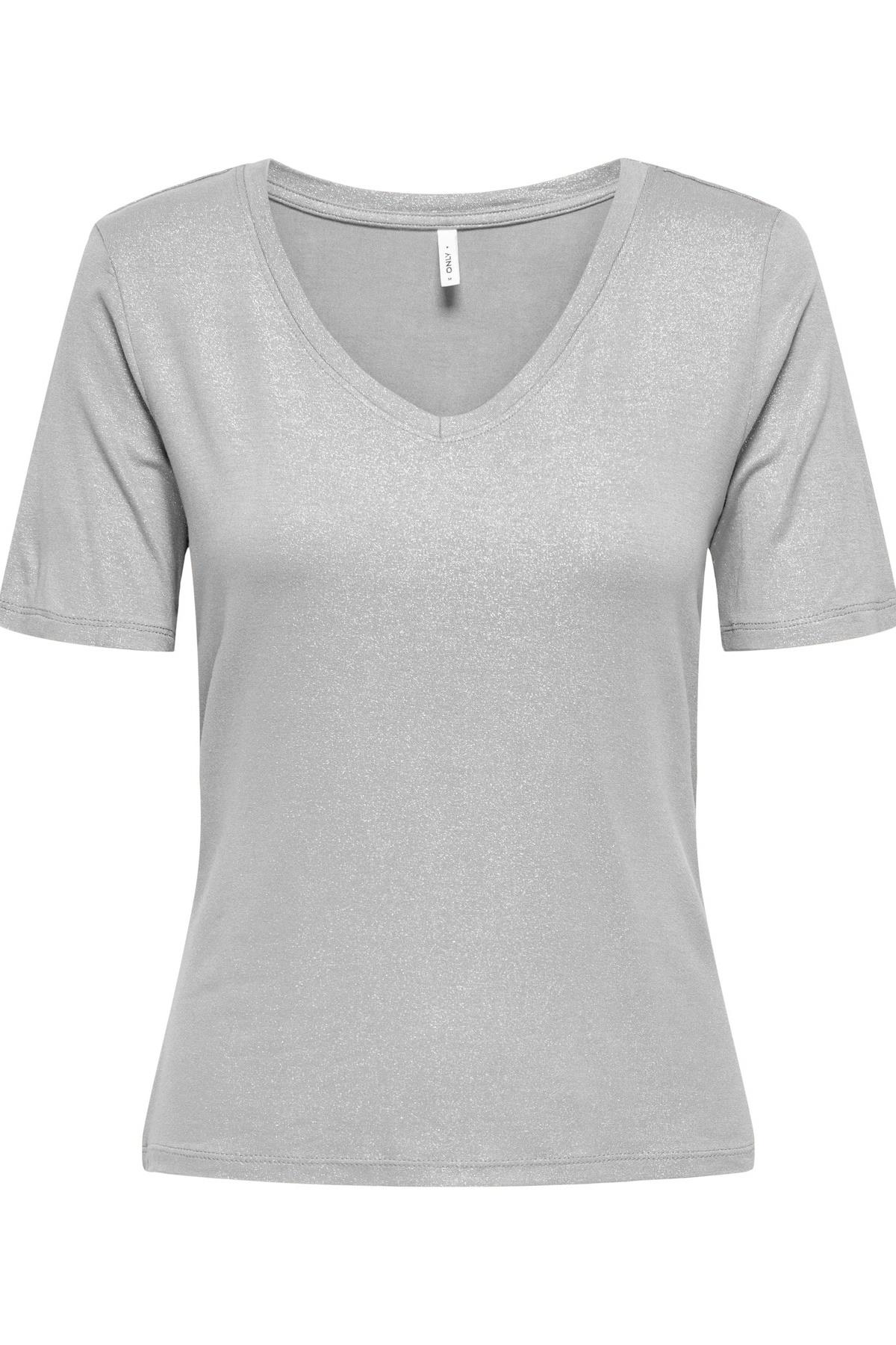 ONLCARRIE S/S V-NECK TOP JRS SUD 