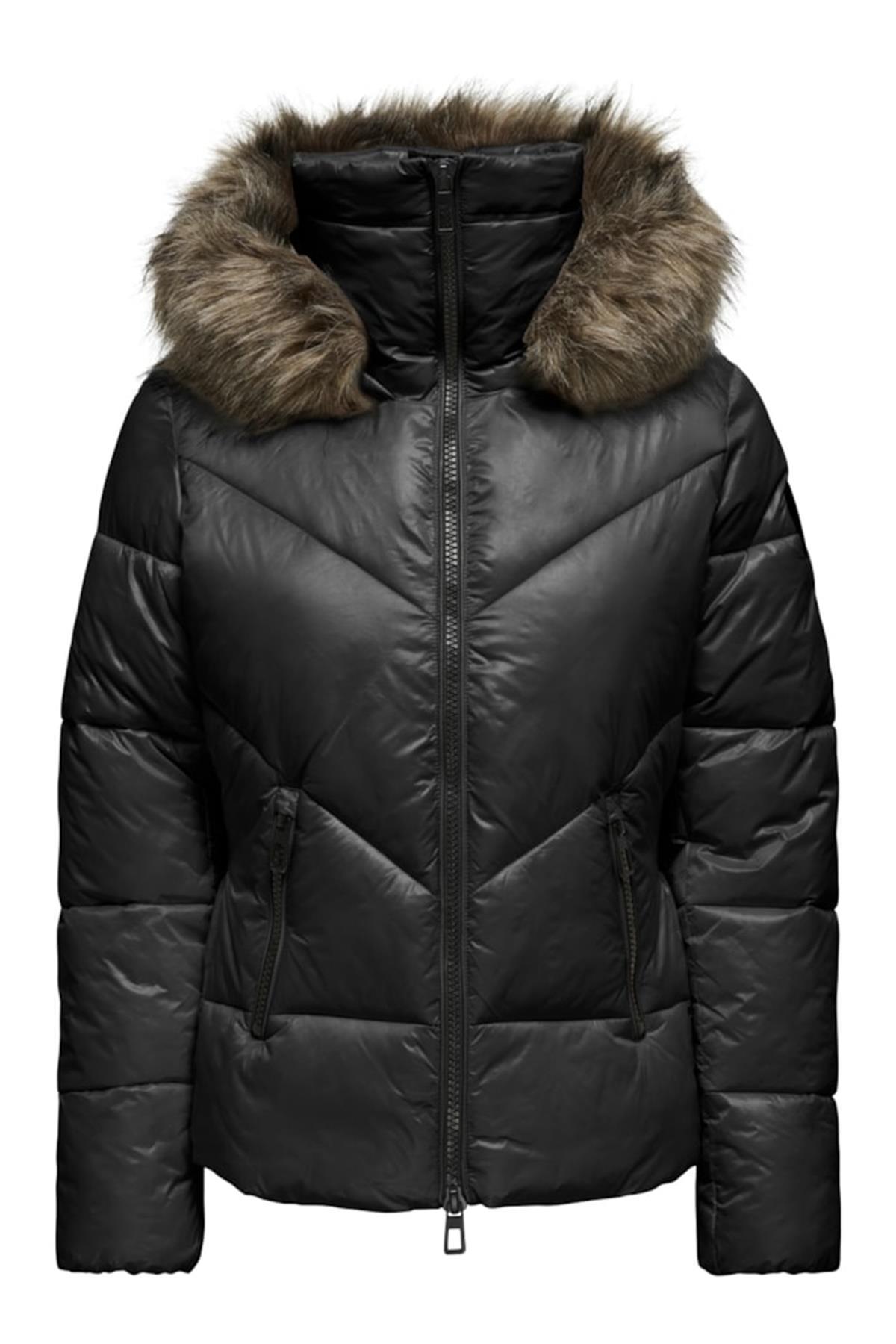 ONLFEVER SHORT PUFFER LIFE CC OTW SİYAH 15322003