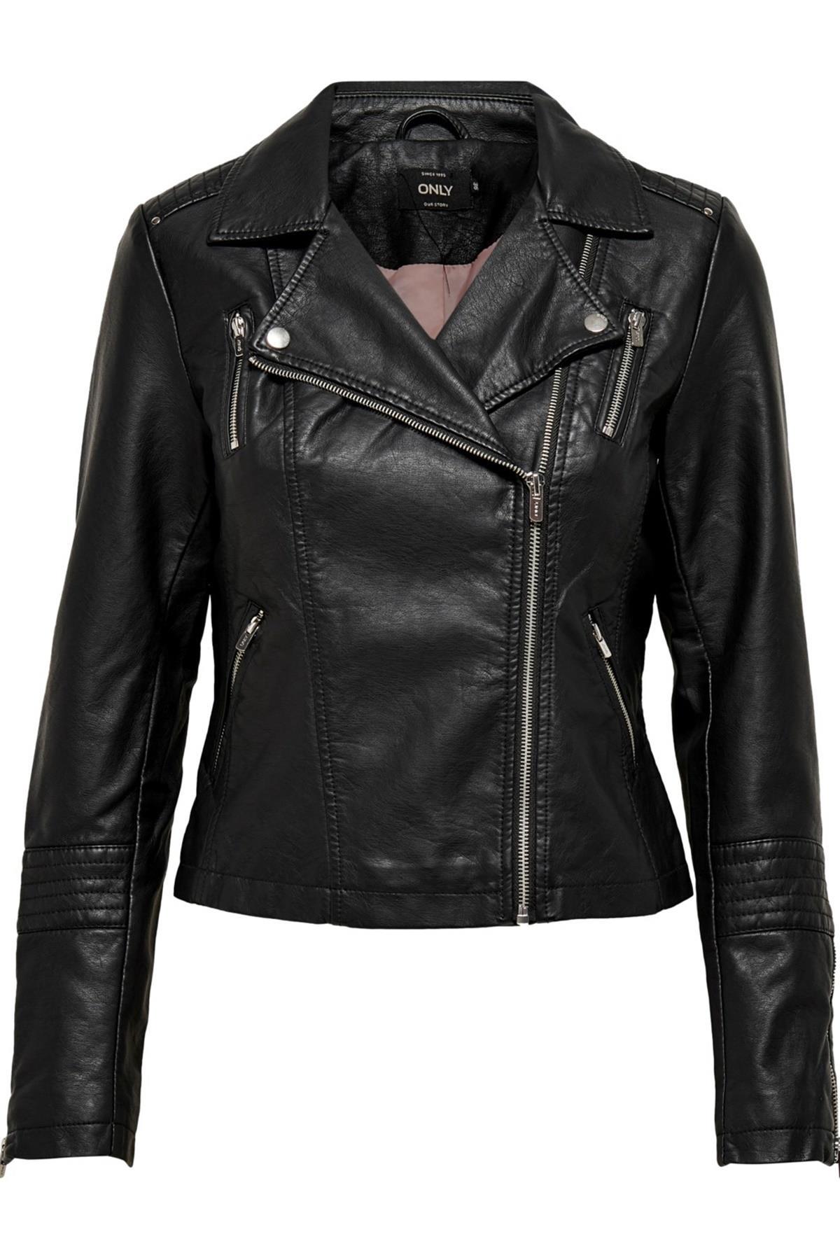 ONLGEMMA FAUX LEATHER BIKER OTW NOOS 