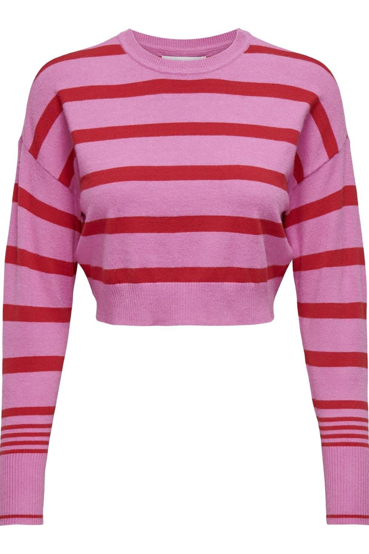 ONLIBI LS CROPPED PULLOVER CC KNT 