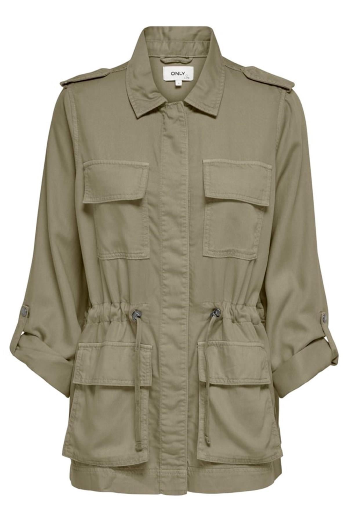 ONLKENYA B LIFE UTILITY JACKET CC OTW YEŞİL