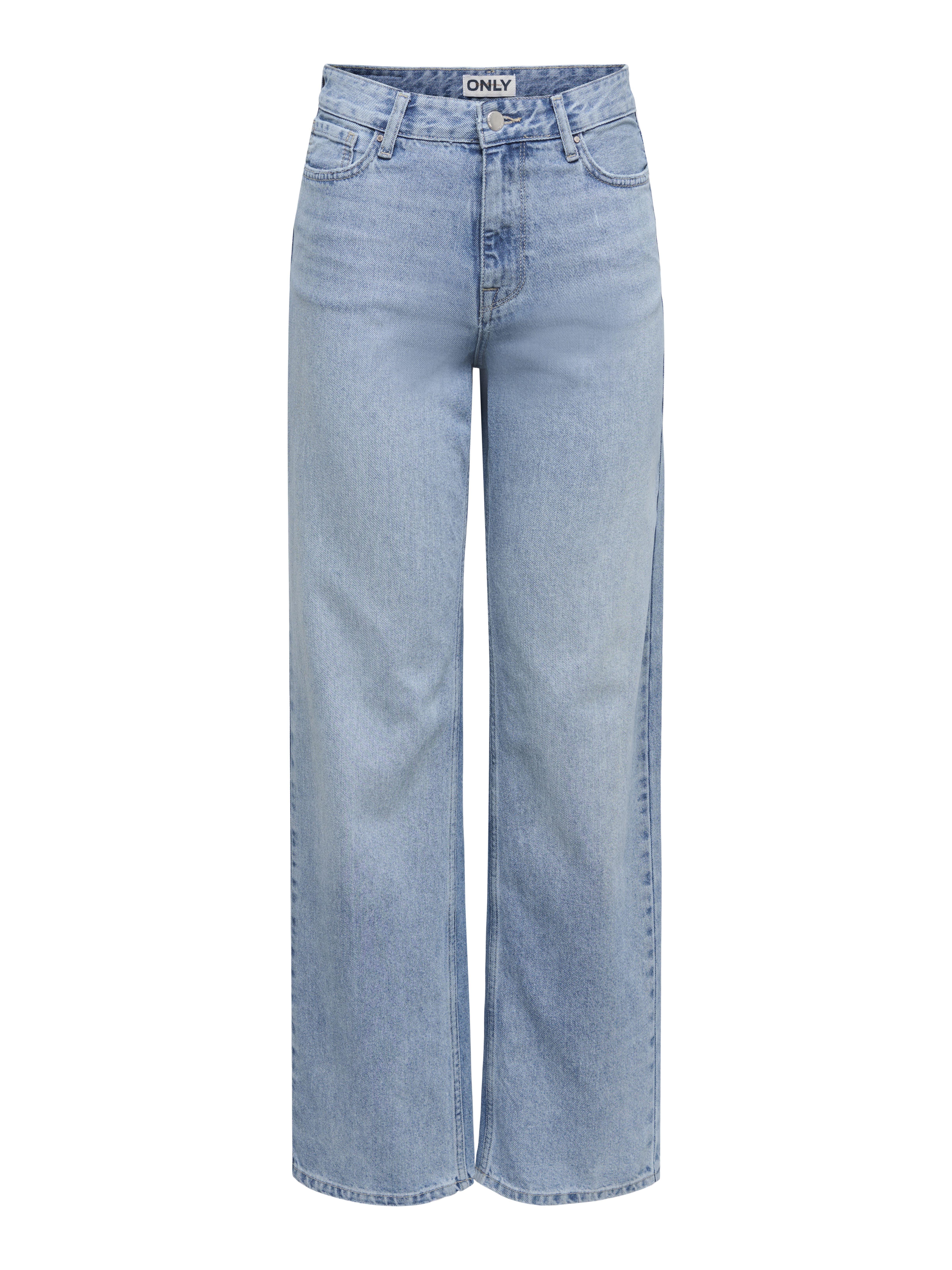 ONLY - Maddie Yüksek Bel Geniş Paça Jean Pantolon