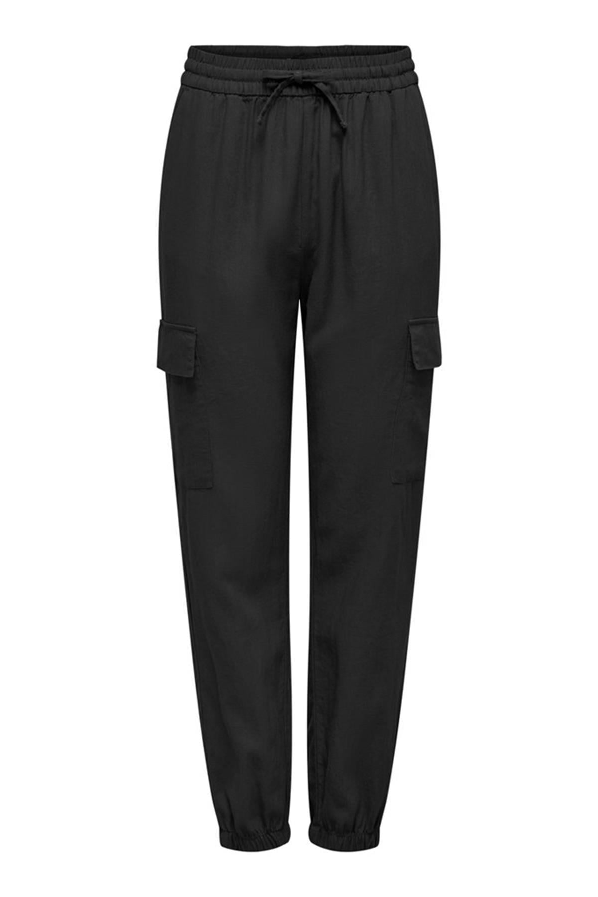 ONLY ONLCARO MW LIN PULL-UP CARGO PNT NOOS 15310987 SİYAH