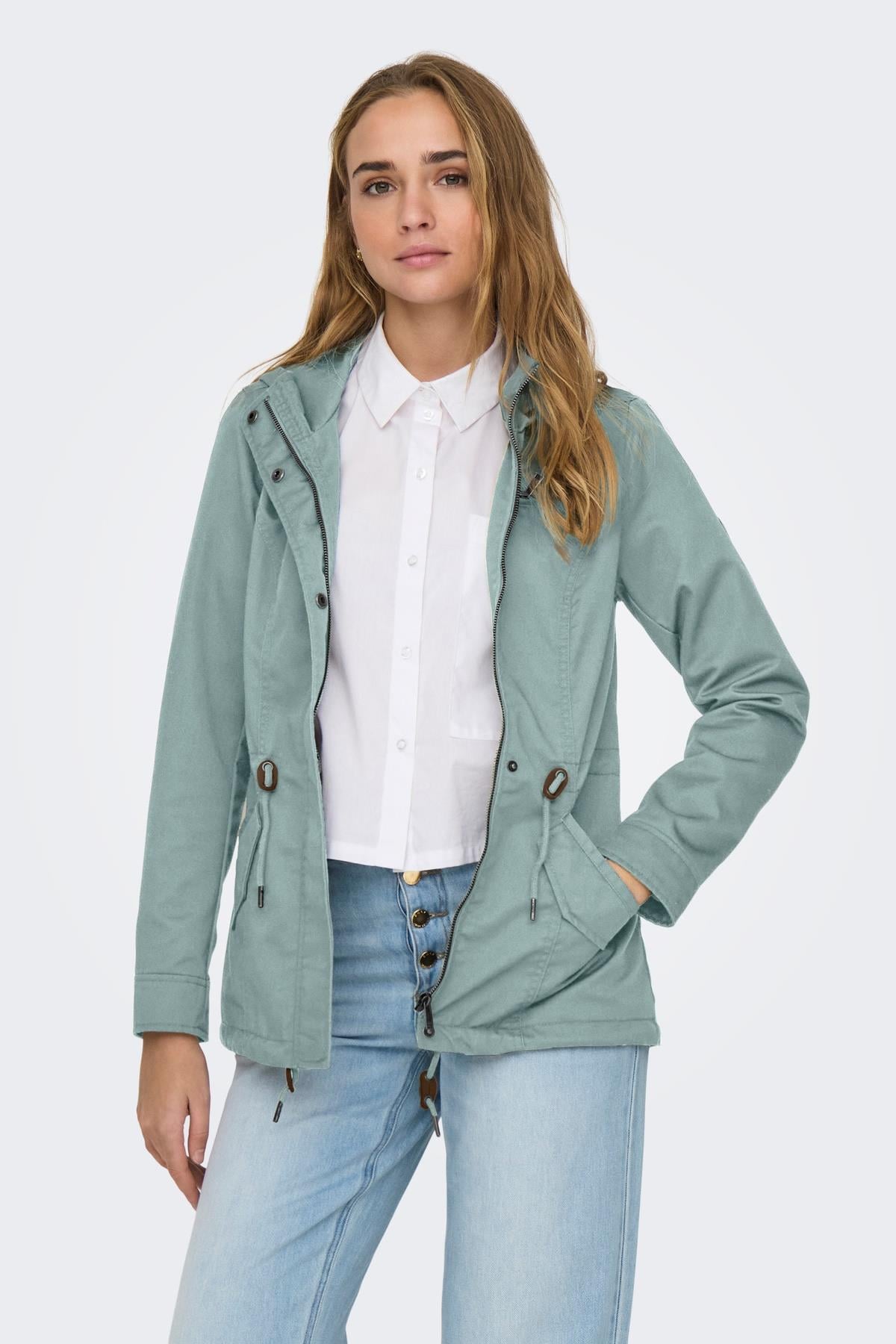 ONLY ONLLORCA LIFE Canvas Kadın Parka Mont 