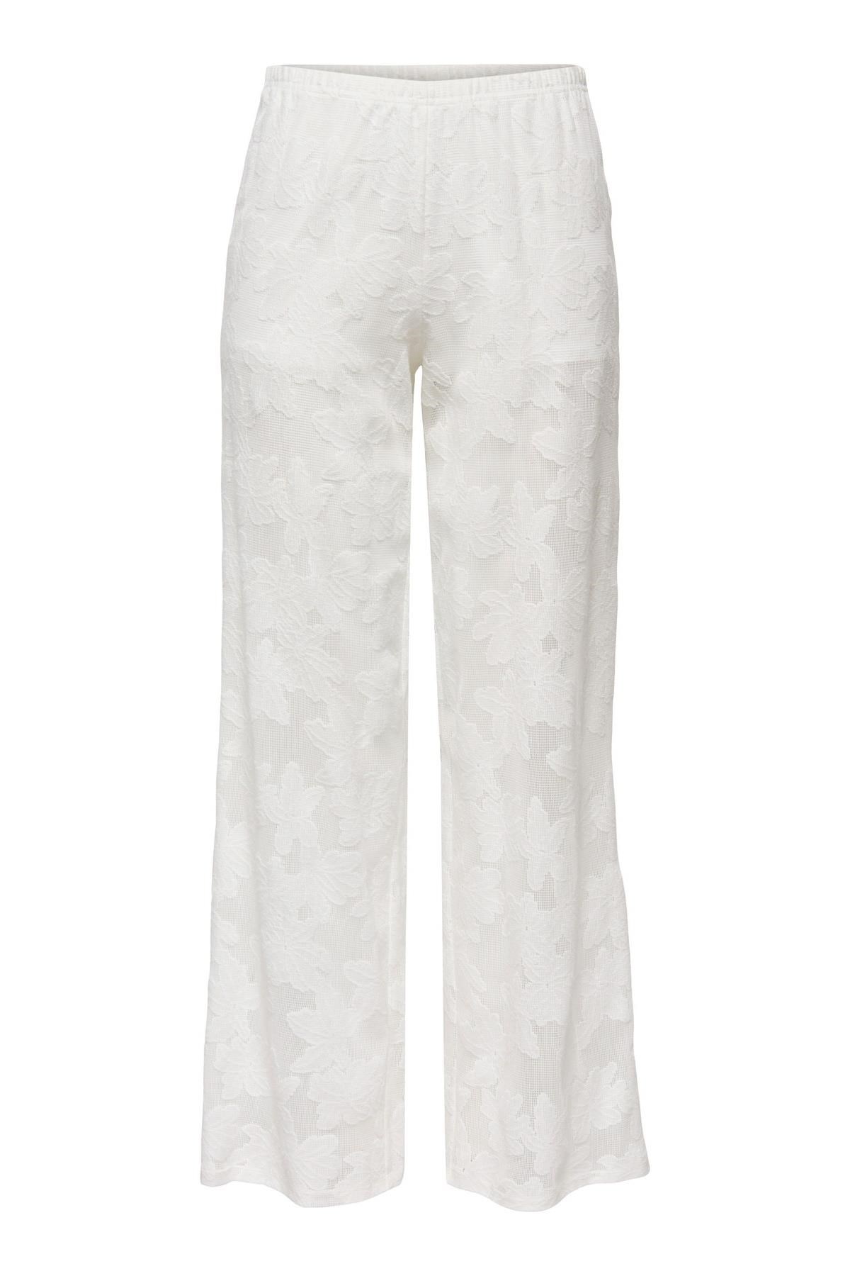 Only ONLMIRABELLA Kadın Geniş Paça Dantel Pantolon 