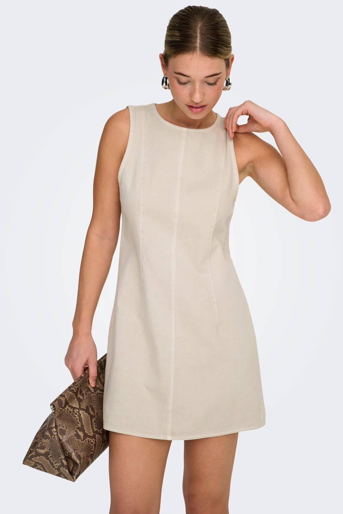 ONLY ONLSILLA S/L Short Dress – Yazlık, Hafif Kumaş 