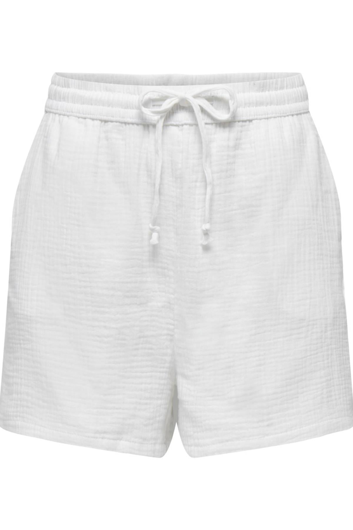 ONLY ONLTHYRA SHORTS NOOS WVN BEYAZ