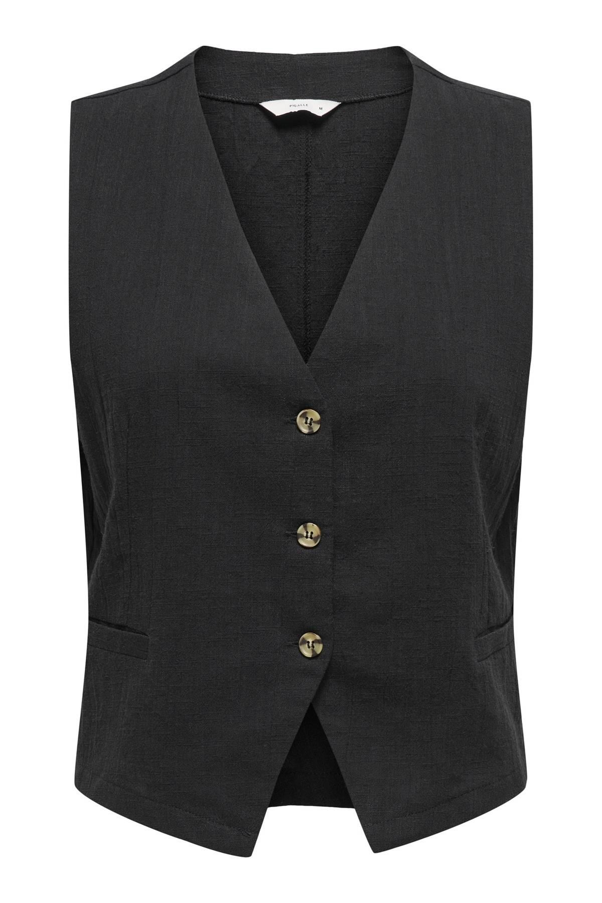 Only ONLTIZANA Kadın Yelek Pamuklu Kolsuz Rahat Günlük Şık 