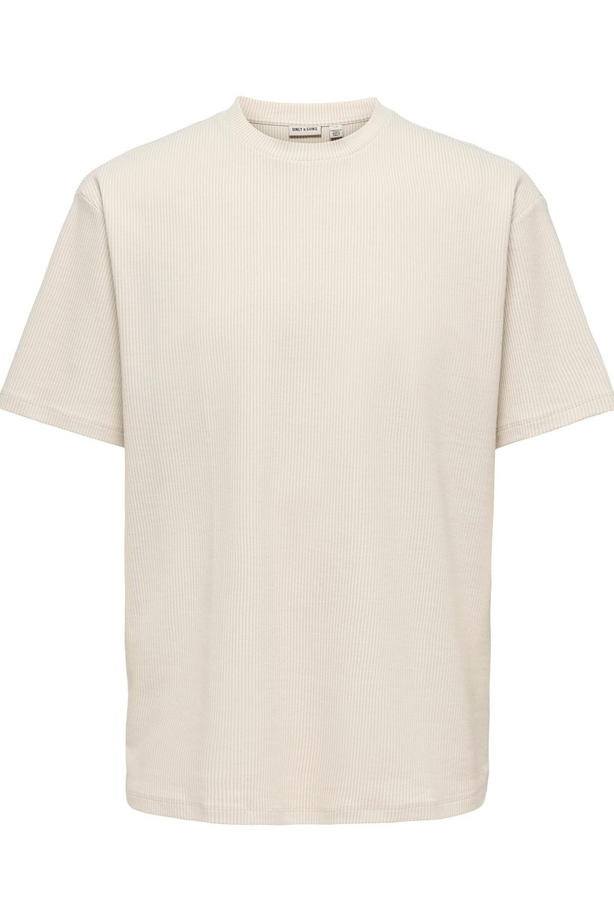 ONLY & SONS Erkek ONSNOBLE RLX SS TEE NOOS Rahat Kesim Kısa Kollu Tişört 