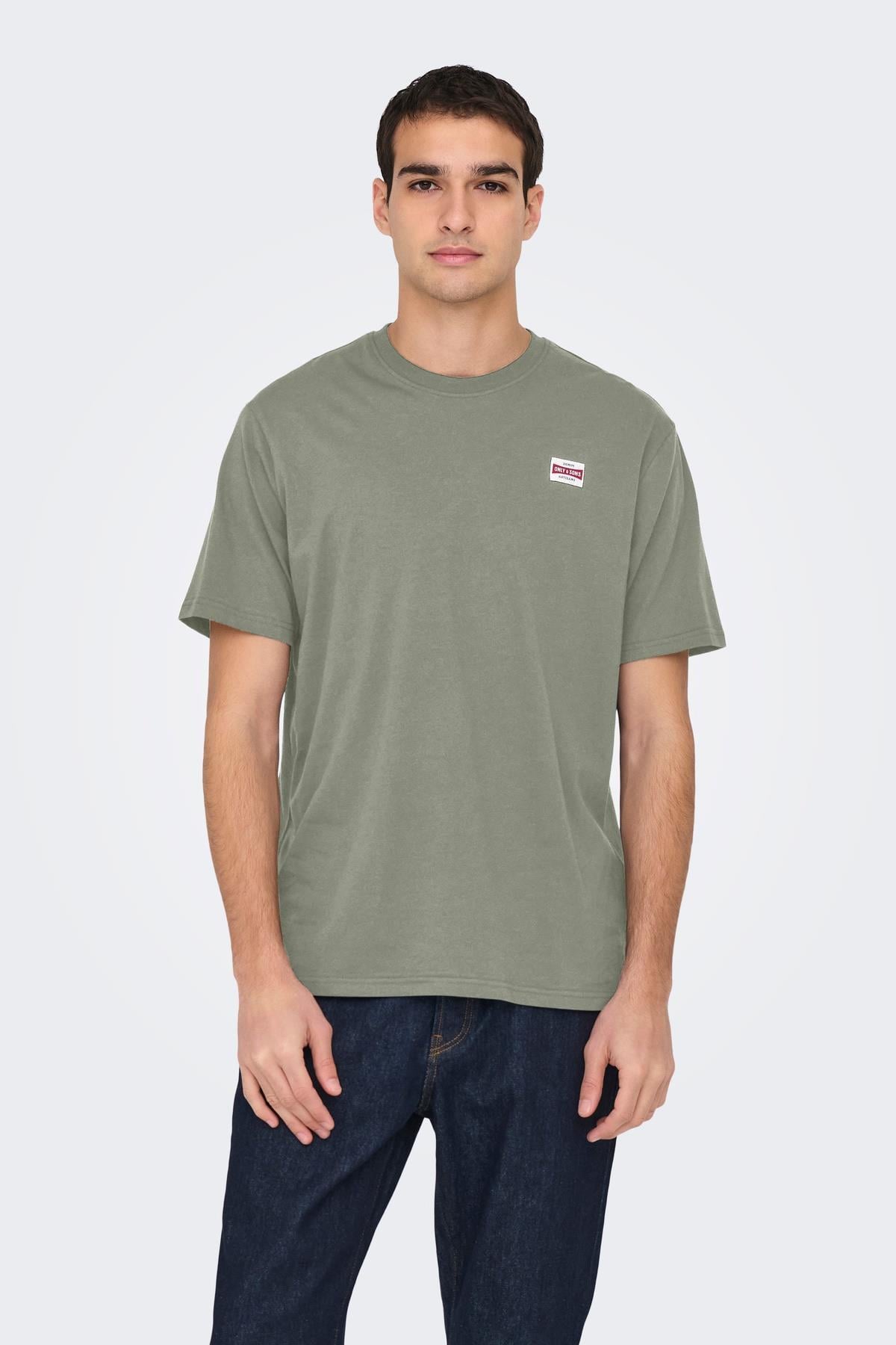 ONLY & SONS ONSDAWSON Erkek Regular Fit Kısa Kollu T-Shirt | Günlük Kullanım 