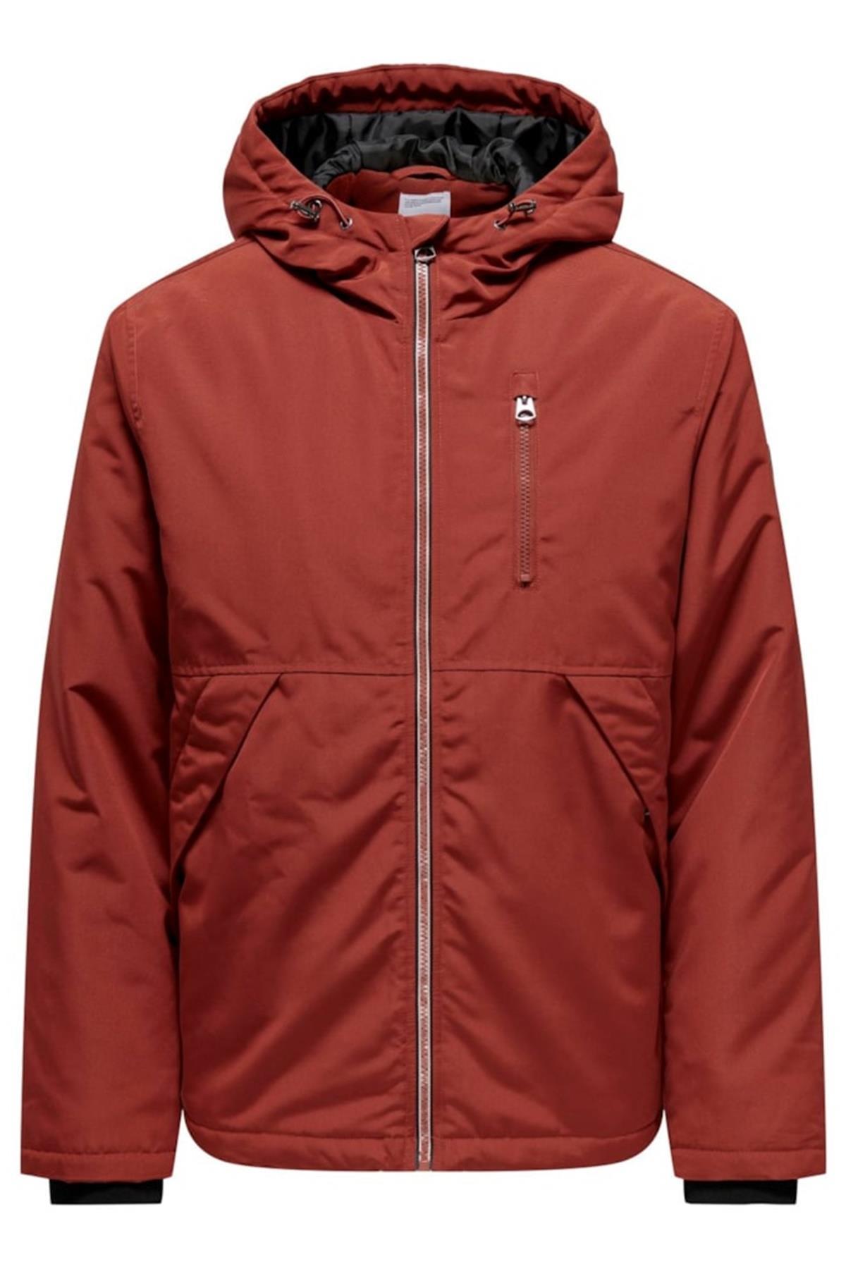 ONSJAYDEN HOOD JACKET OTW VD KİREMİT 22025214