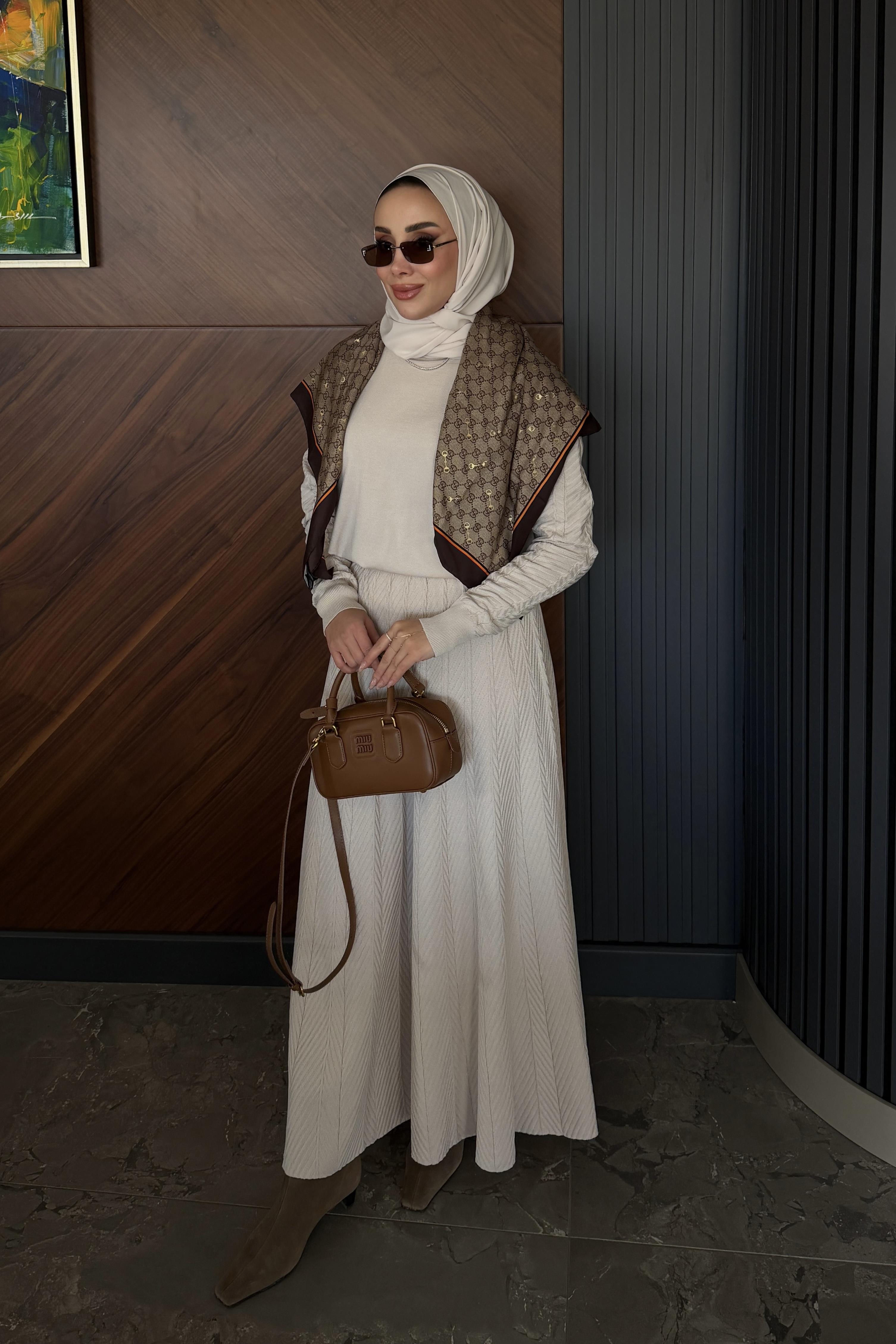 Triko Takım Bej