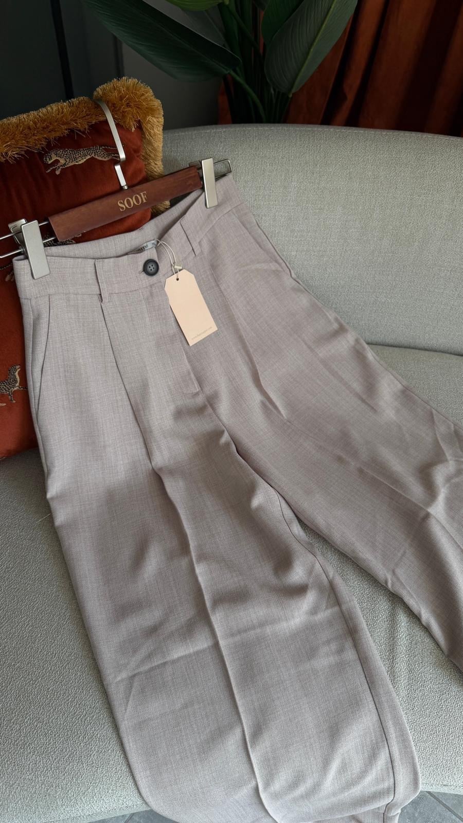 Kumaş Pantolon sütlü kahve 36-38 