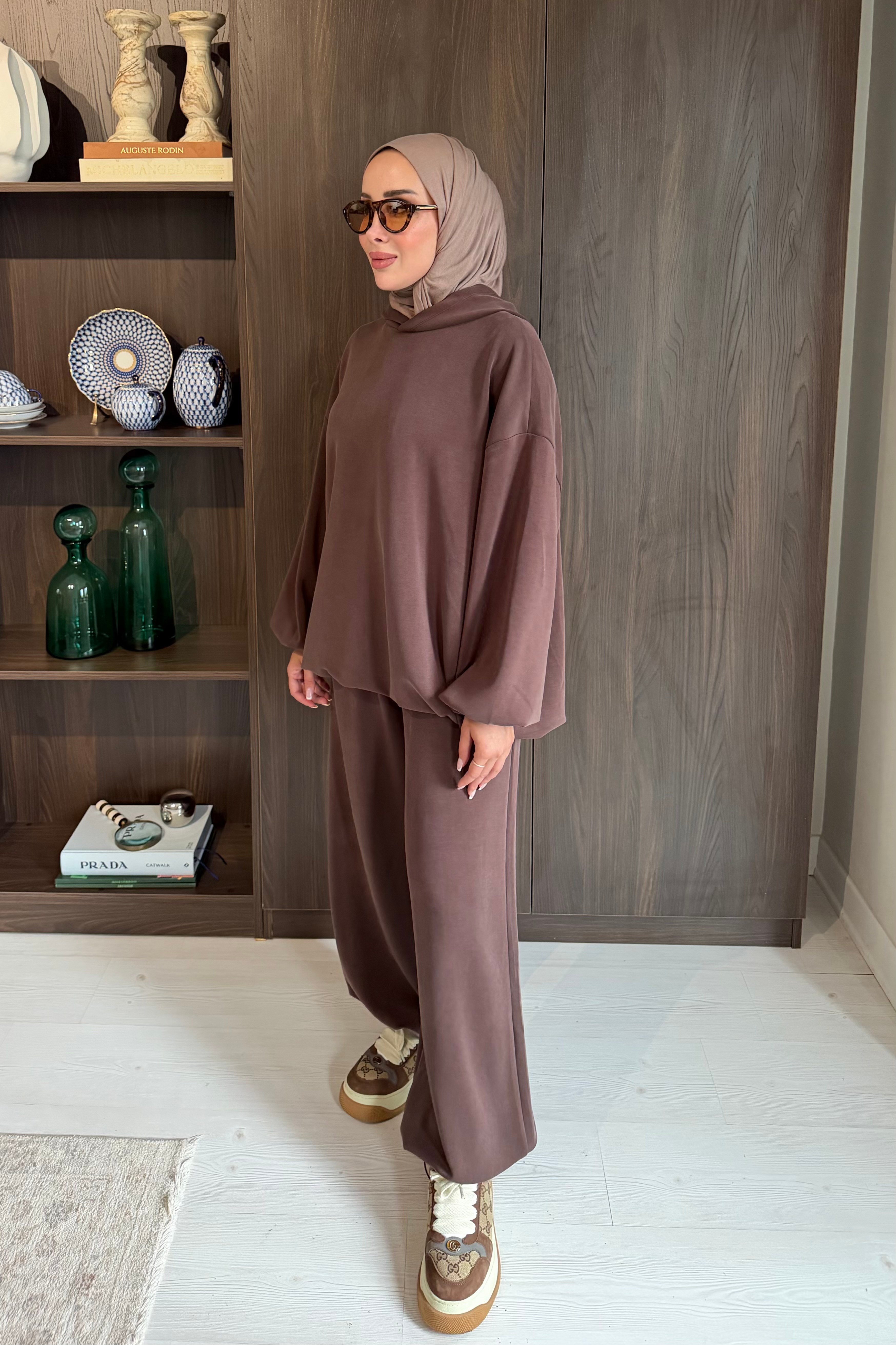 Oysho Basic Takım  Kahve 575546